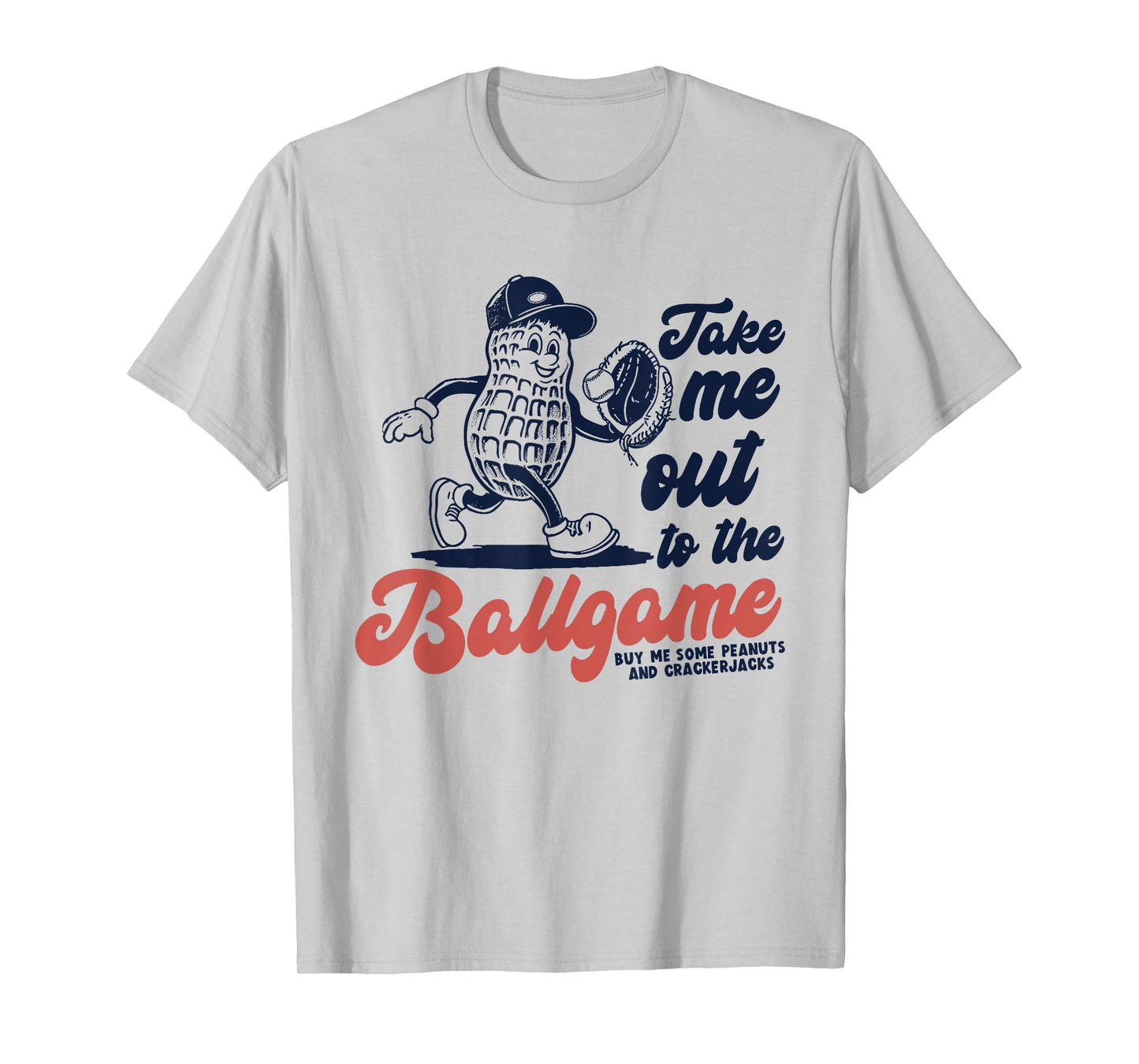 Funny Peanuts Take Me Out To The Ball Game Baseball Moms T-Shirt