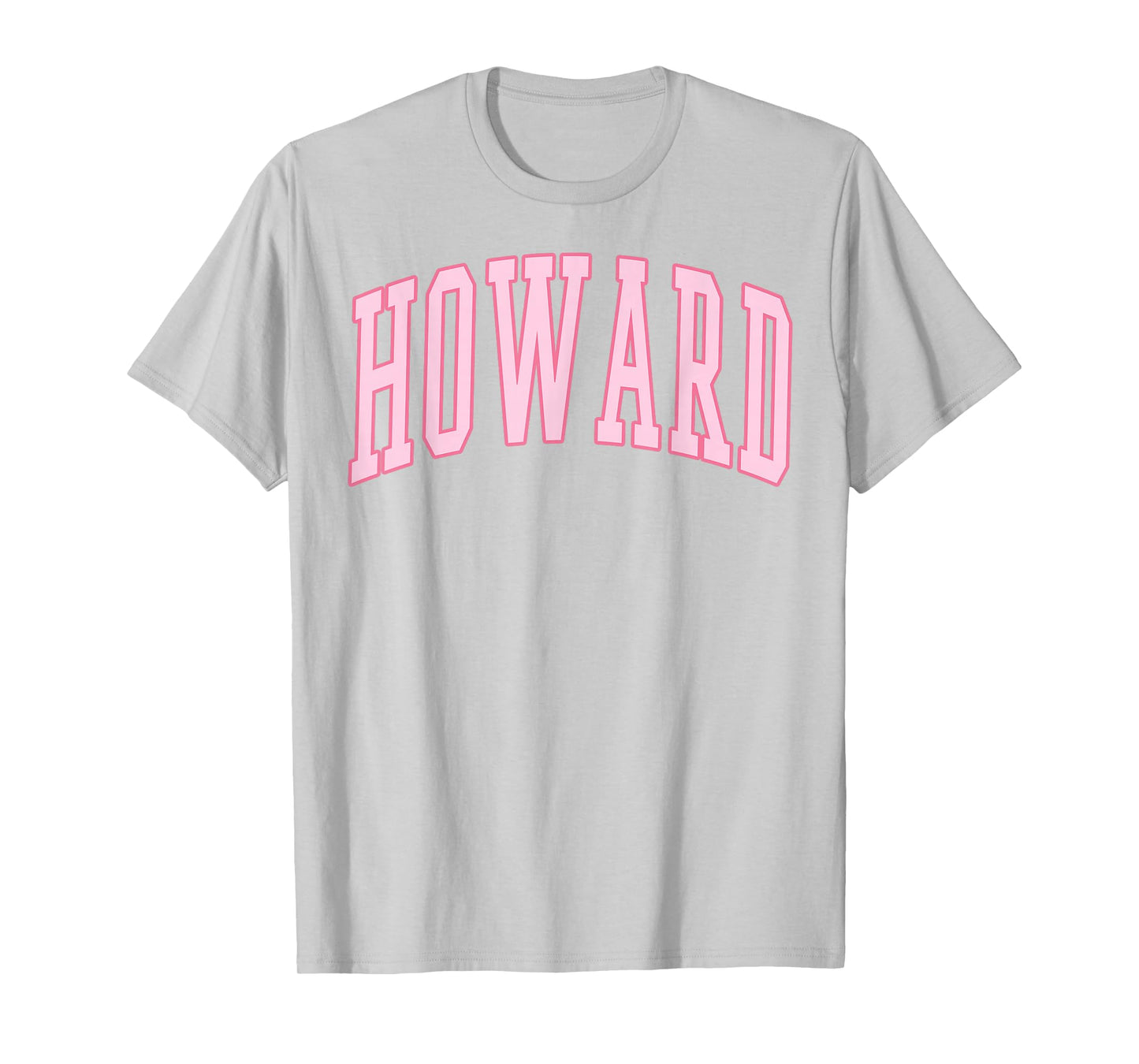Howard Vintage Preppy Varsity Pink Sports T-Shirt