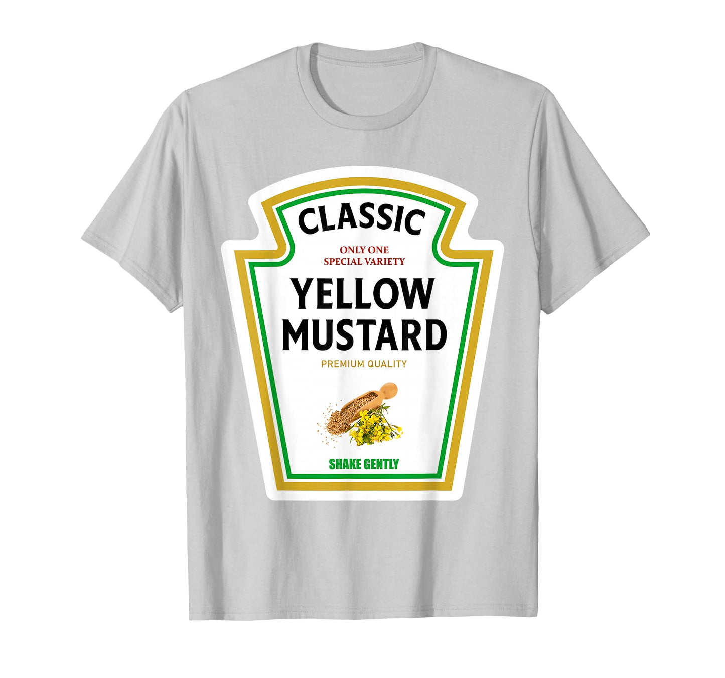 Mustard Halloween 2024 Costume Matching Ketchup Condiments T-Shirt