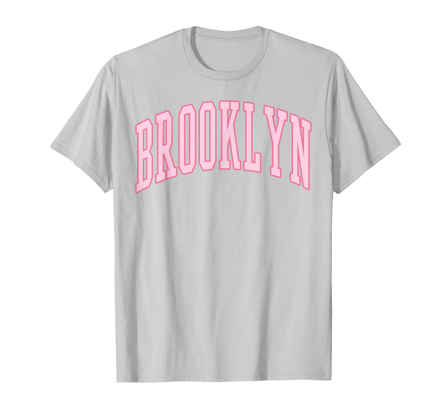 Brooklyn Vintage Preppy Varsity Pink Sports T-Shirt