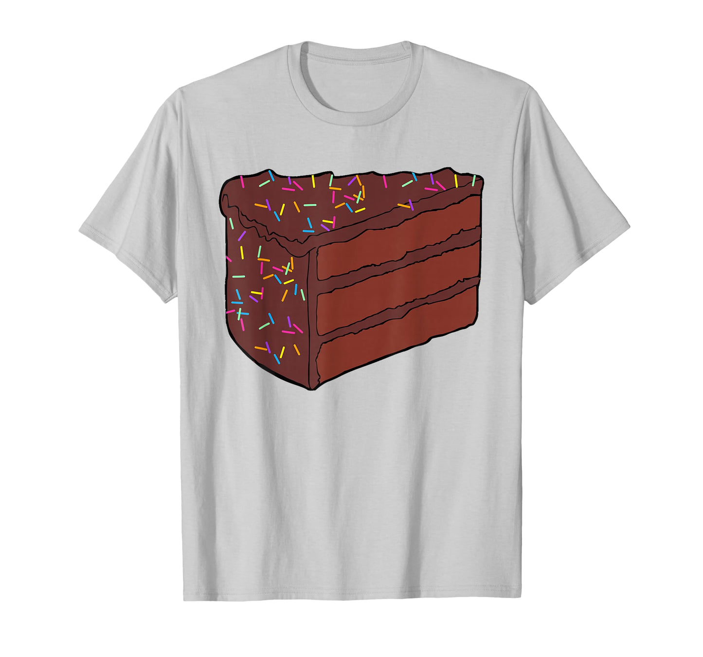 Funny Chocolate Piece of Cake Halloween Costume Food Cosplay T-Shirt