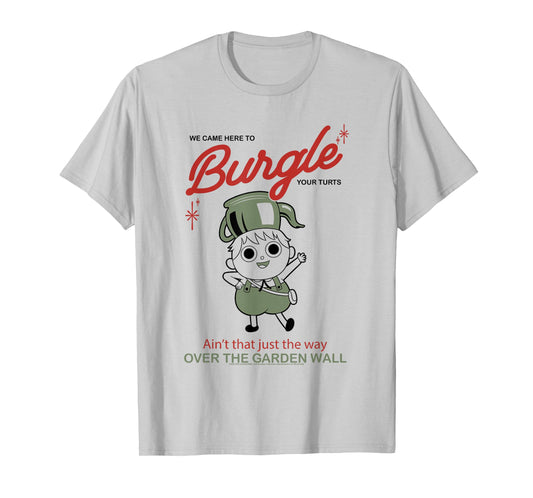 Over The Garden Wall Burgle Your Turts Greg Cute Cartoon T-Shirt