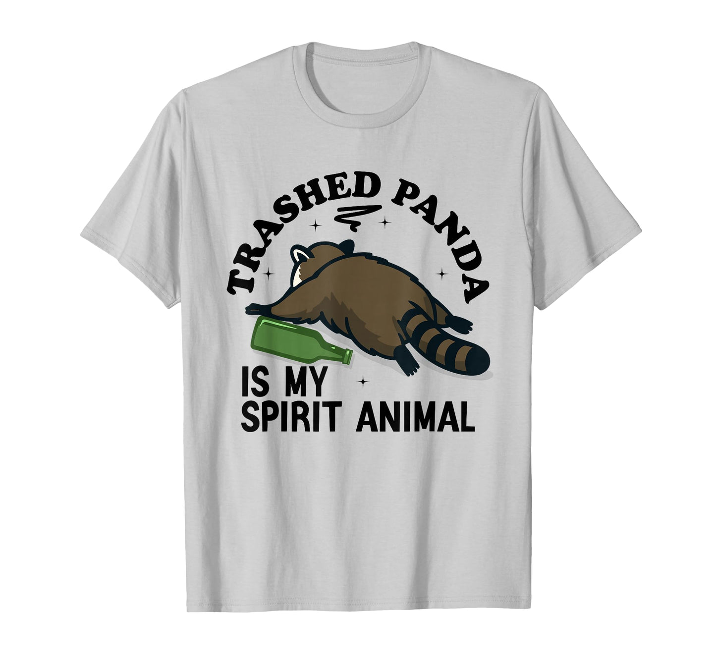 Trashed Panda is My Spirit Animal Funny Trash Racoon Meme T-Shirt