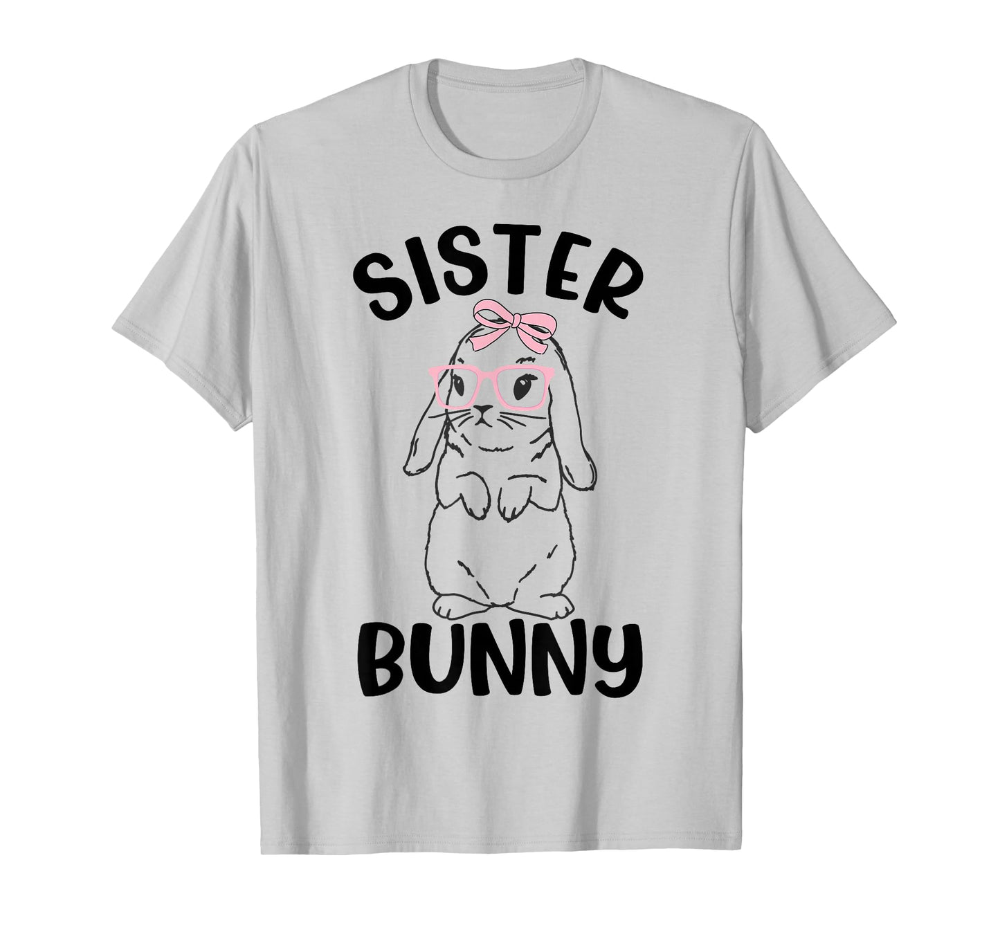 Sister Bunny Siblings Easter Girls T-Shirt