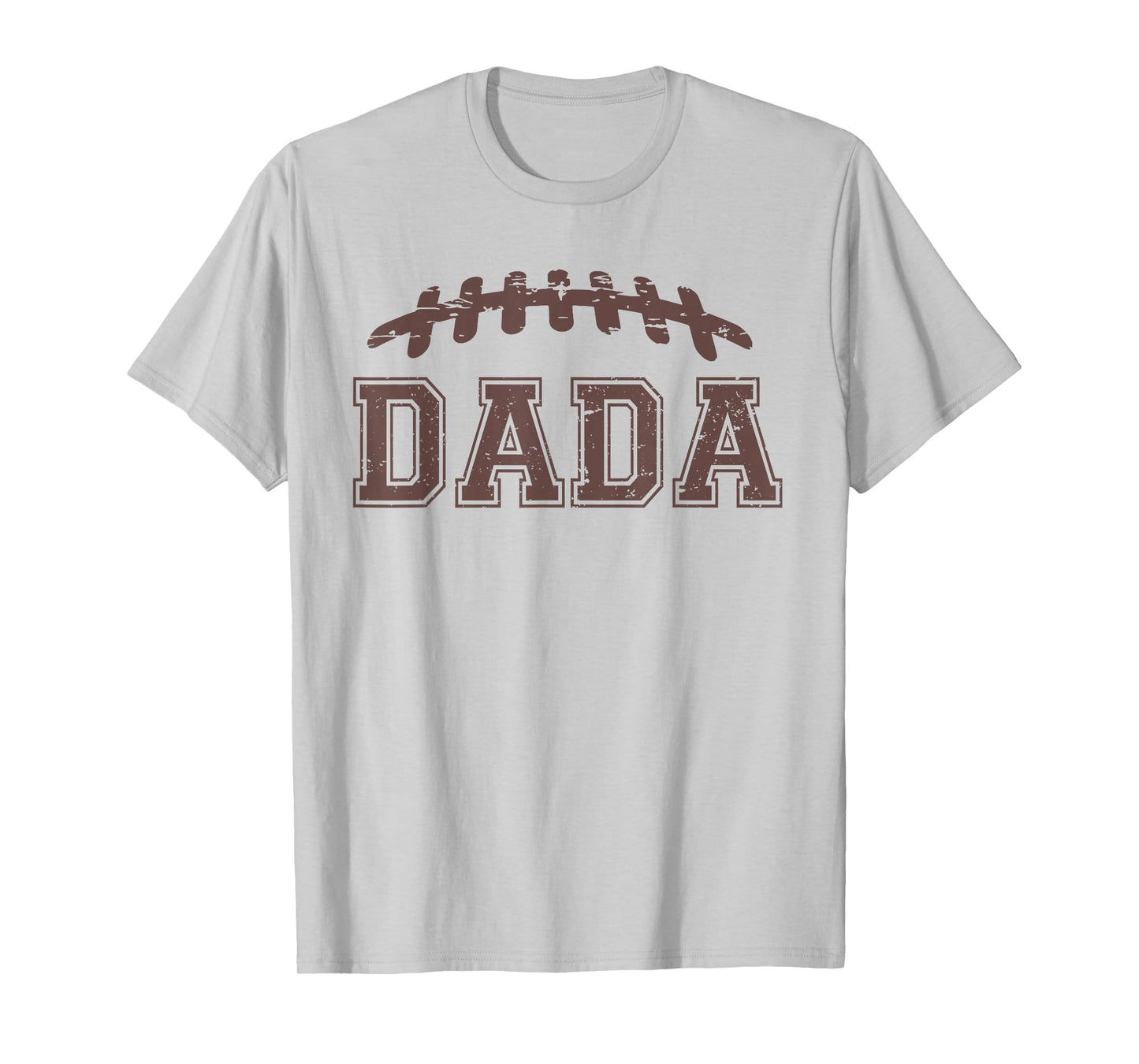 Dada of The 1 Year Old Football 1st Year Down Birthday Boy T-Shirt
