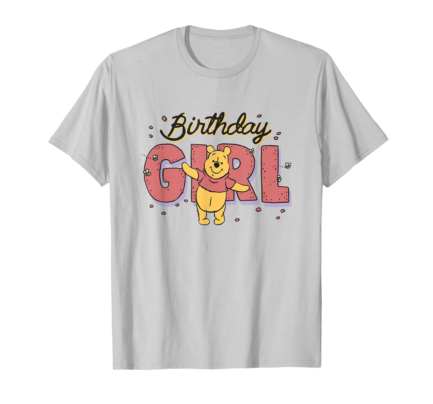 Disney Winnie the Pooh Birthday Girl Buzzing Bees T-Shirt