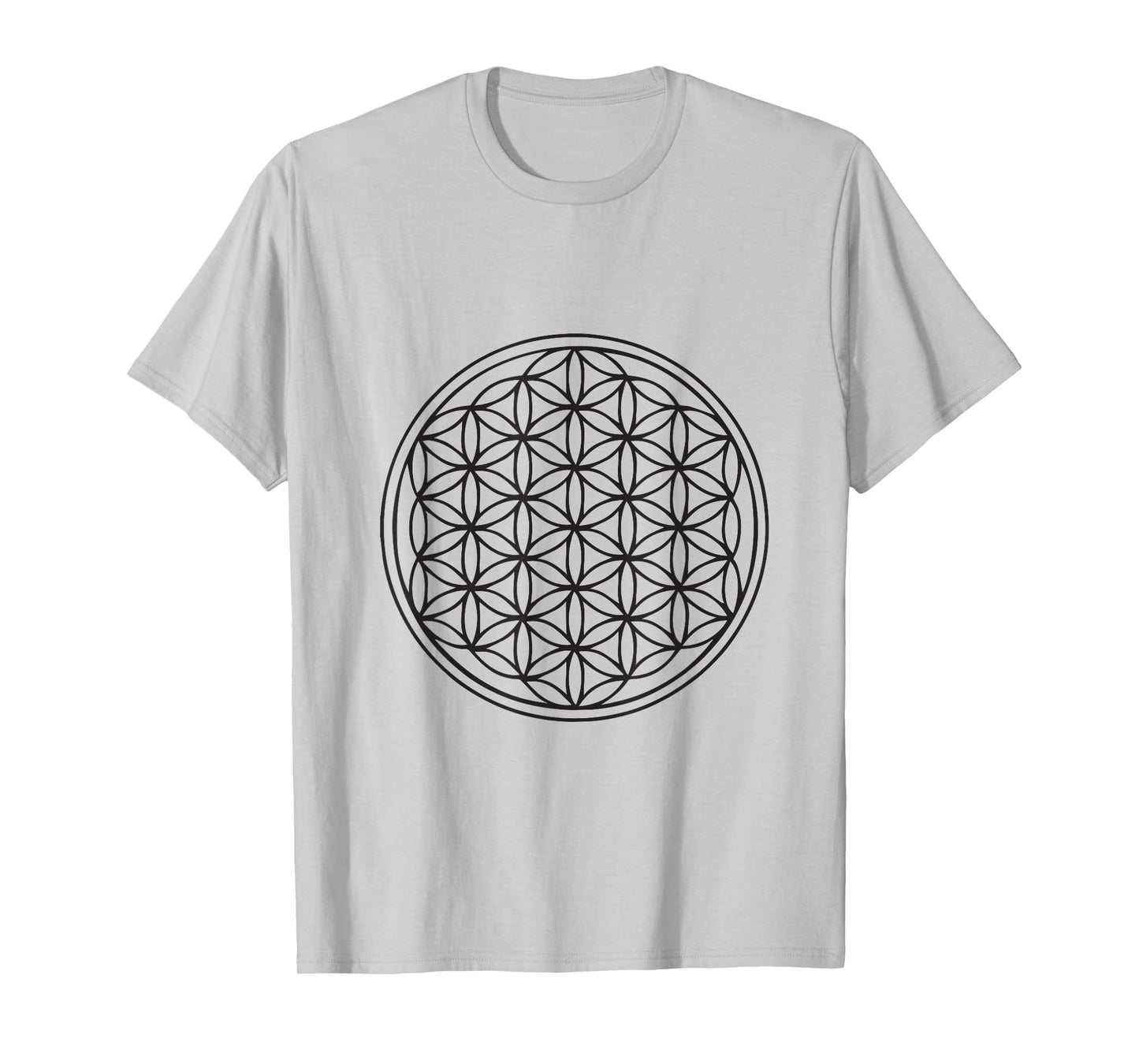 Classic Flower of Life T-Shirt Sacred Geometry Yoga New Age T-Shirt