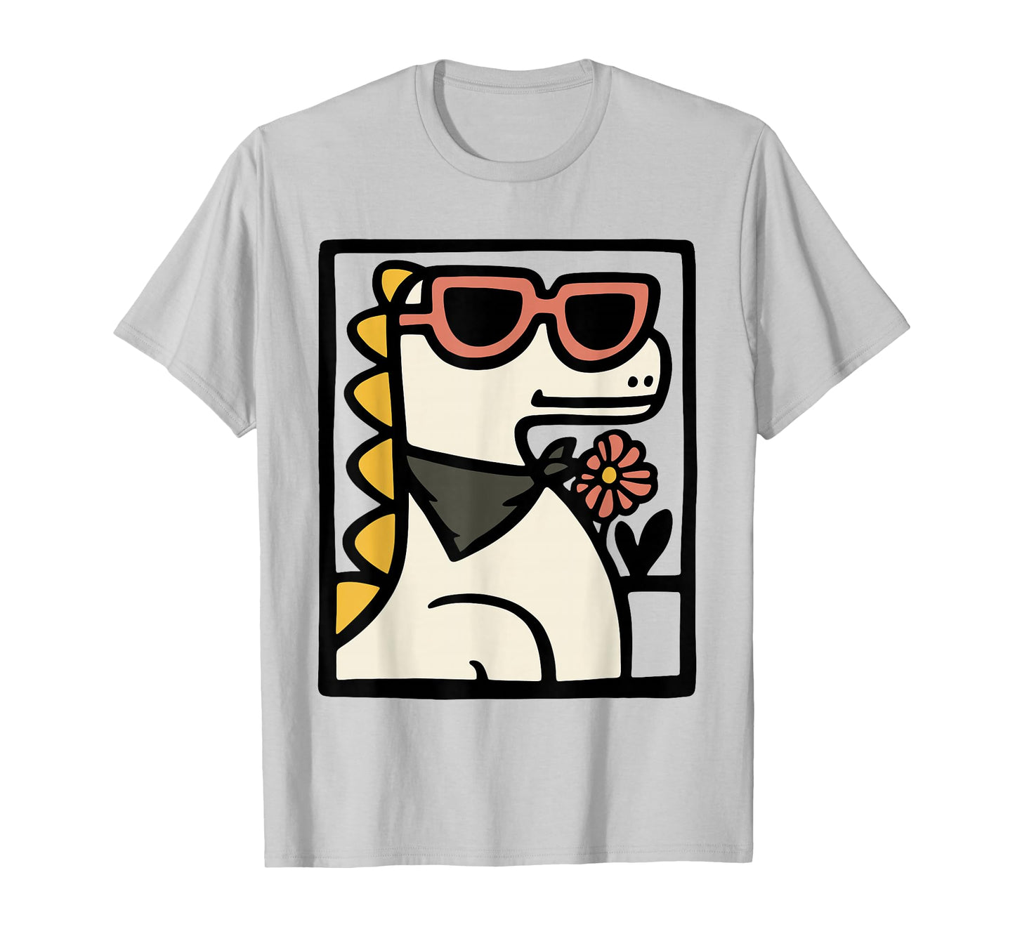 Mama Saurus Dinosaur Art – Cute Dino Mom with Sunglasses T-Shirt