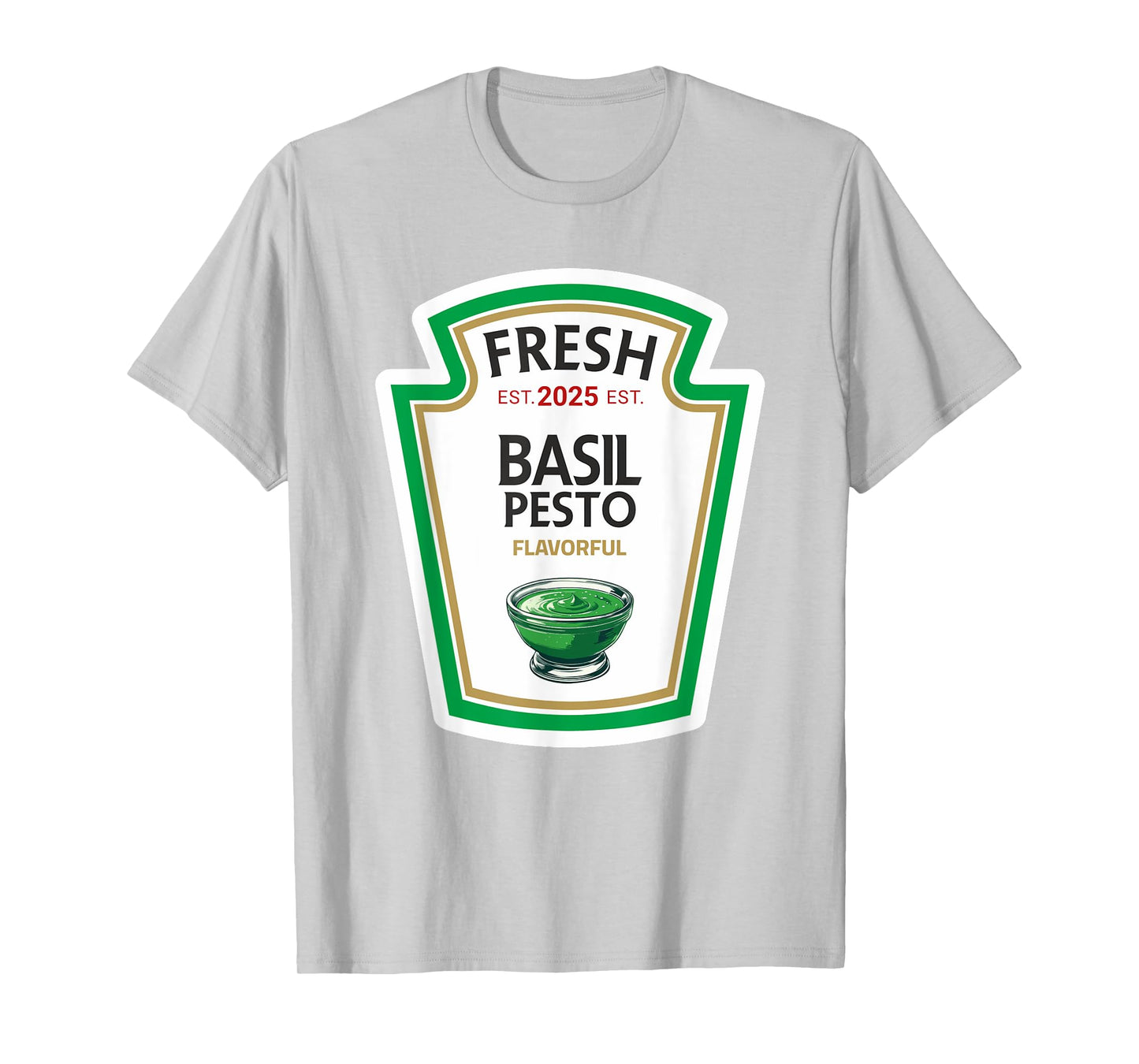 funny halloween shirt 2025 Gift Green Fresh Basil Pesto DIY T-Shirt