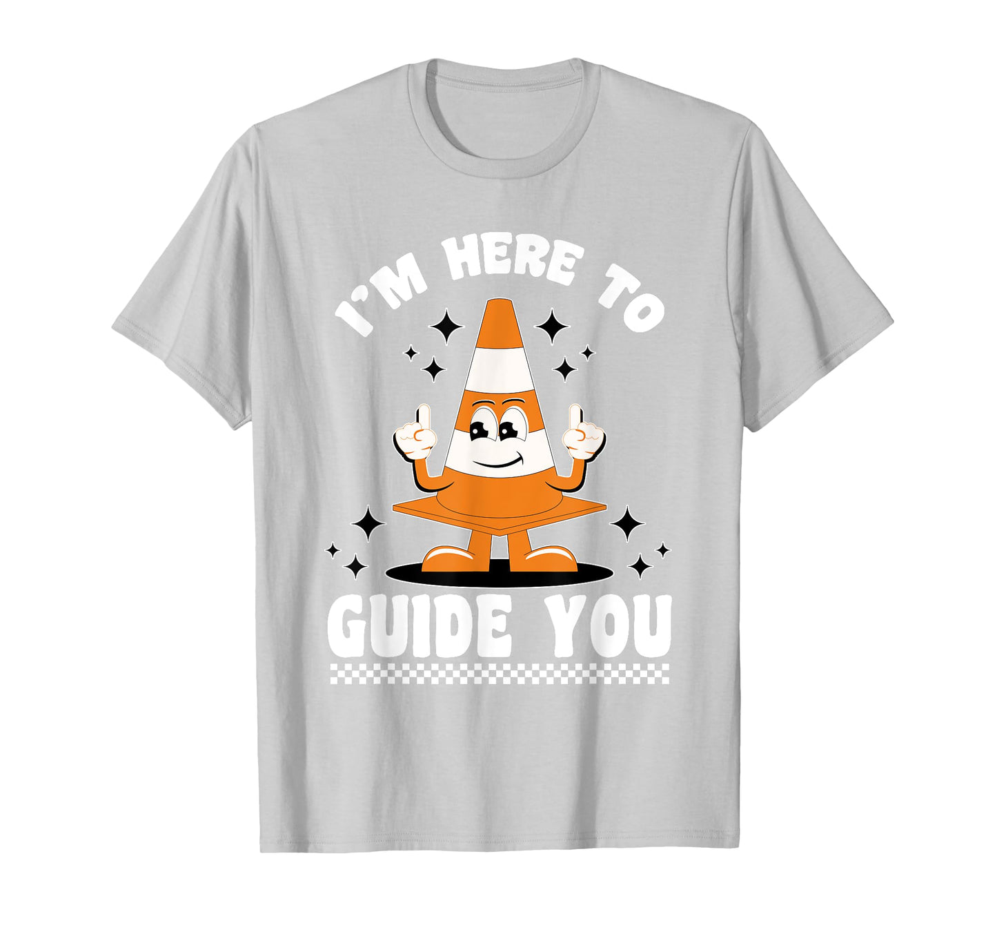 Halloween Traffic Cone Costume Safety Road Cone T-Shirt