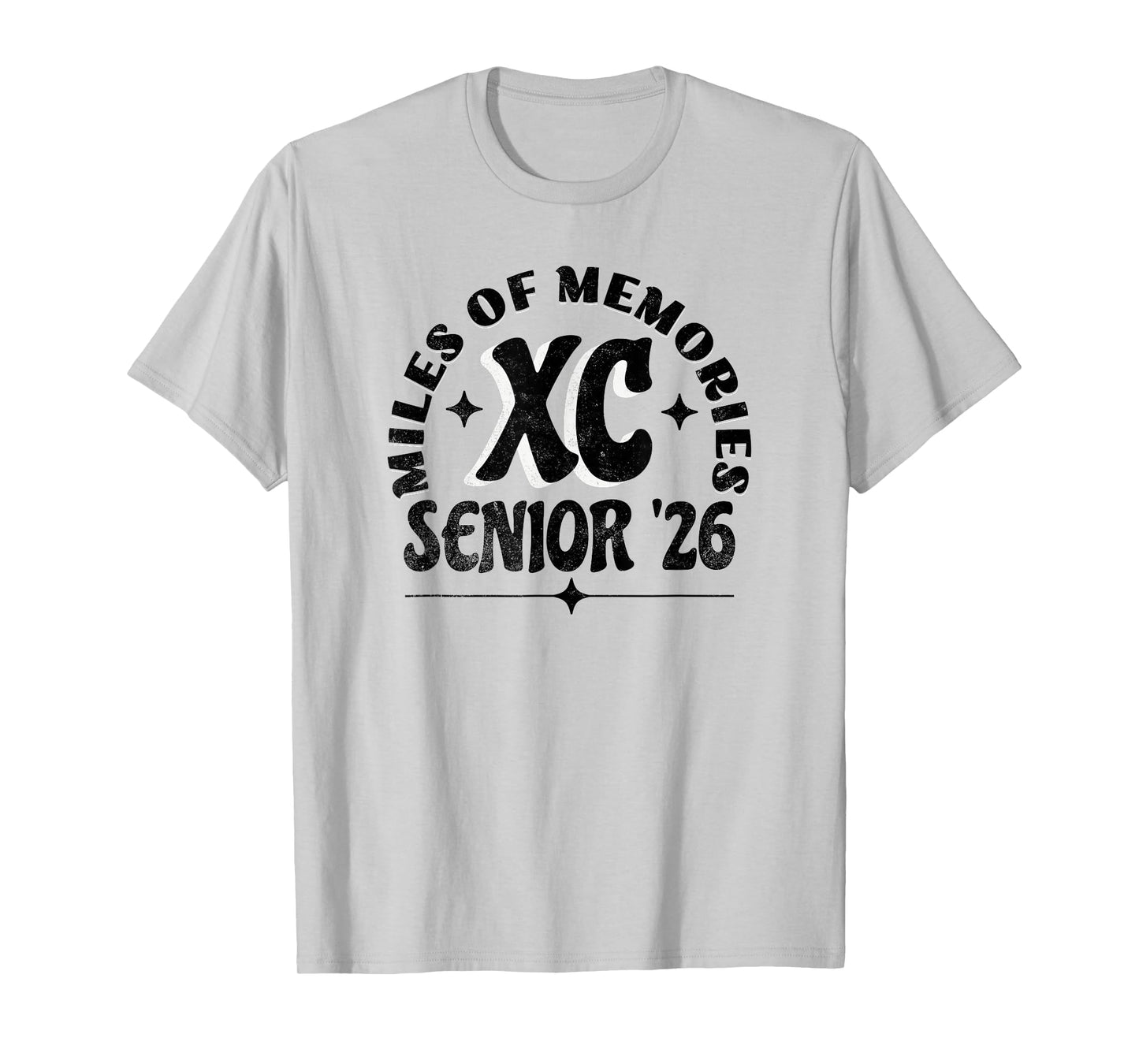 Cross Country Senior 2026 Miles of Memories T-Shirt