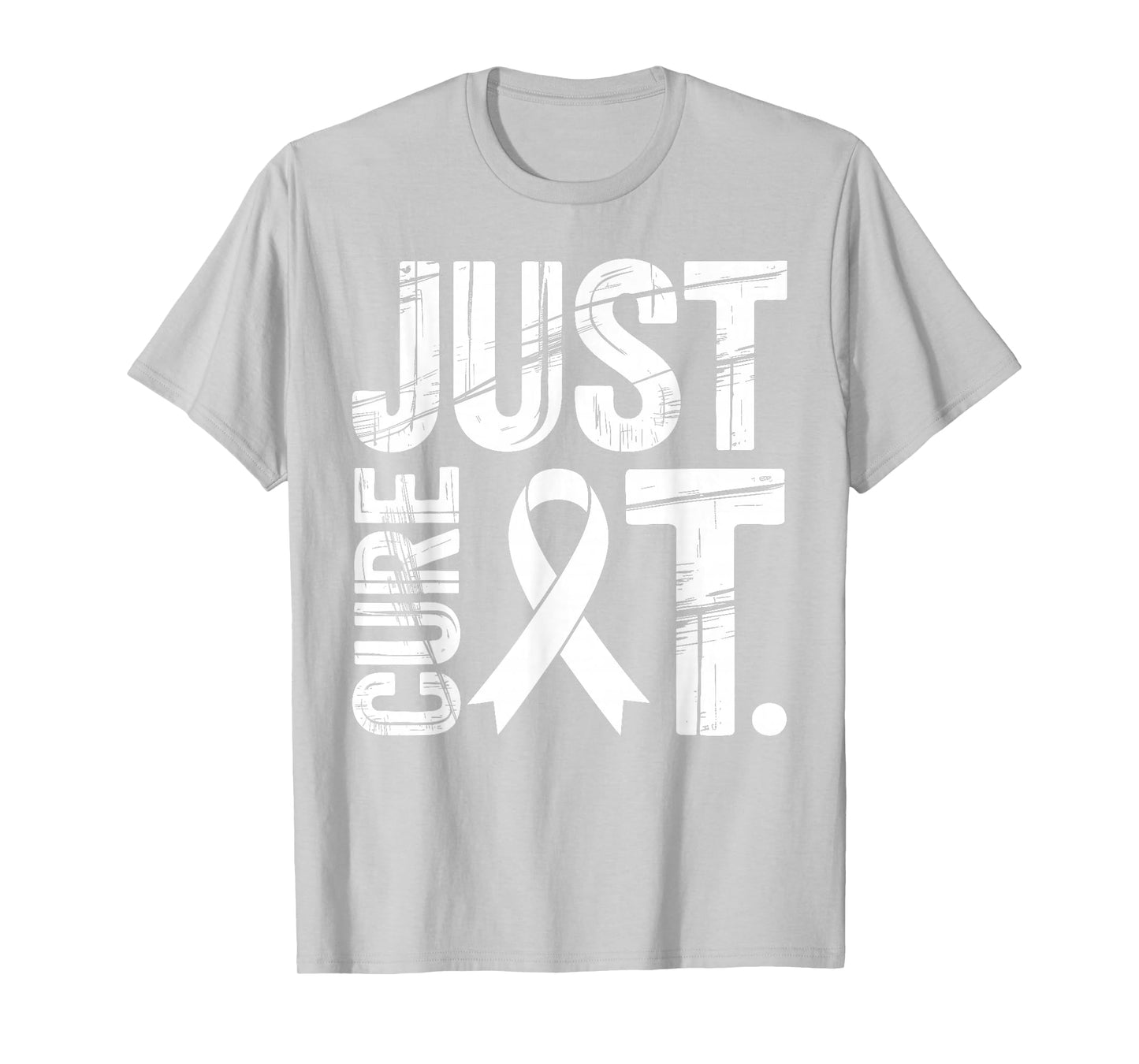 Just Cure It Pink Ribbon Breast Cancer Awareness Men Women T-Shirt