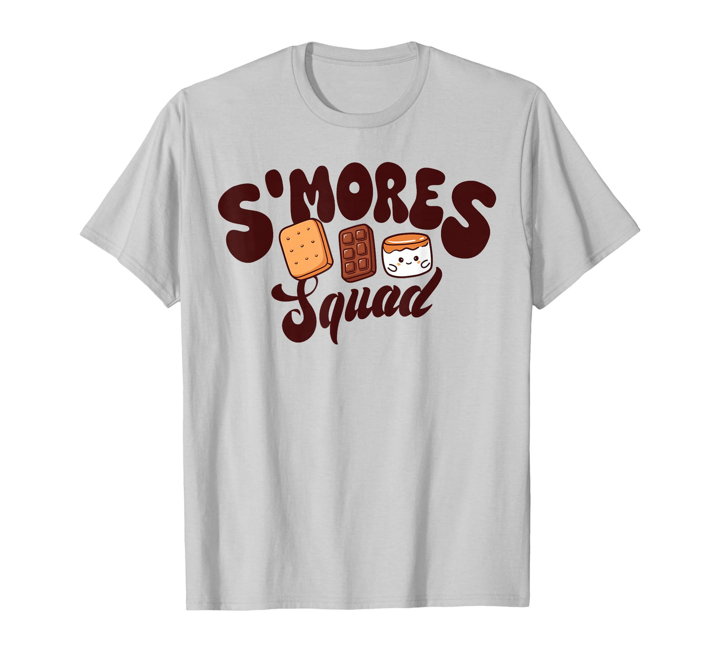 S'mores Squad Camping Campfire Chocolate Marshmallow S'more T-Shirt