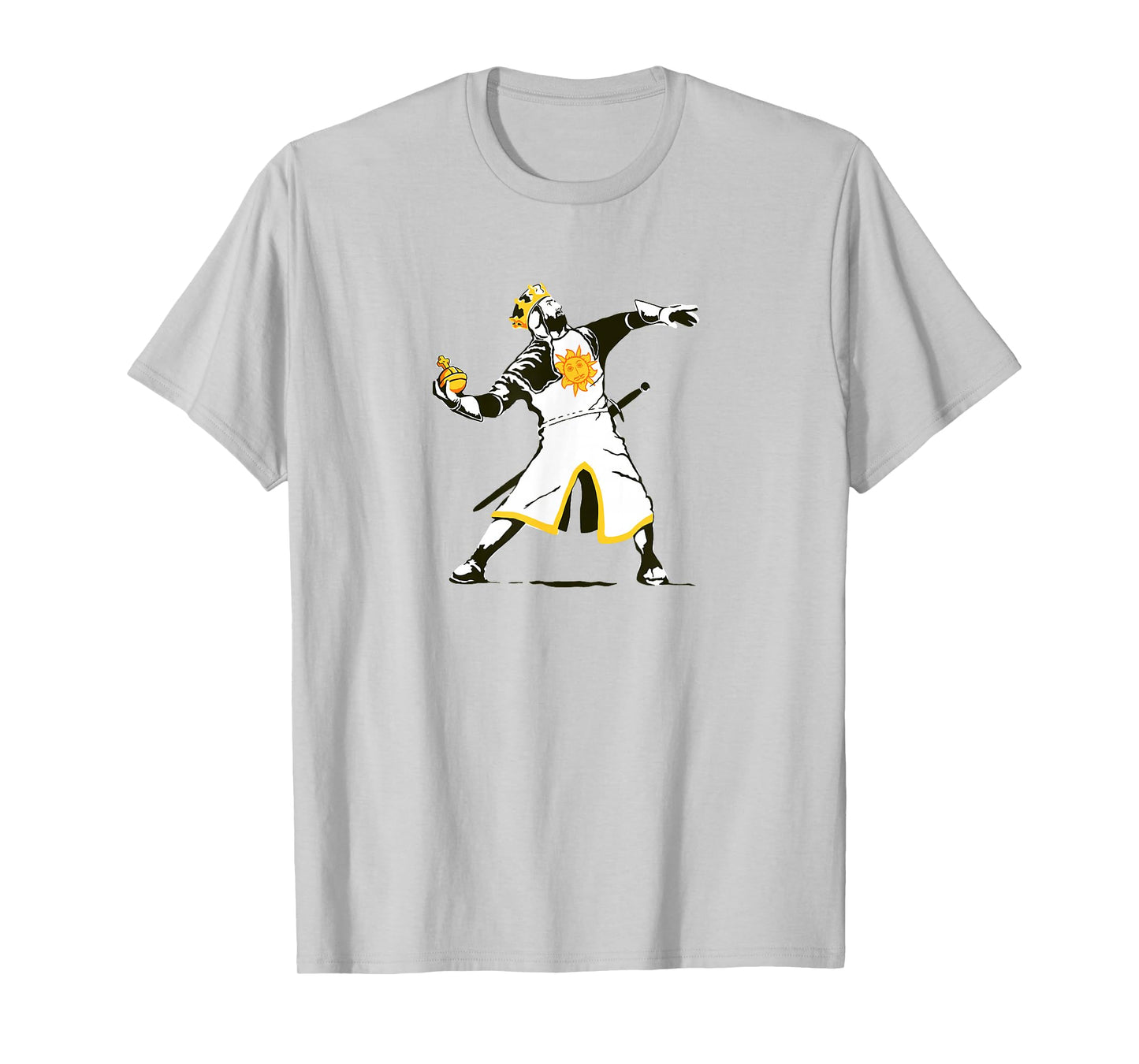 King Arthur lobbeth thy holy hand grenade funny graffiti art T-Shirt