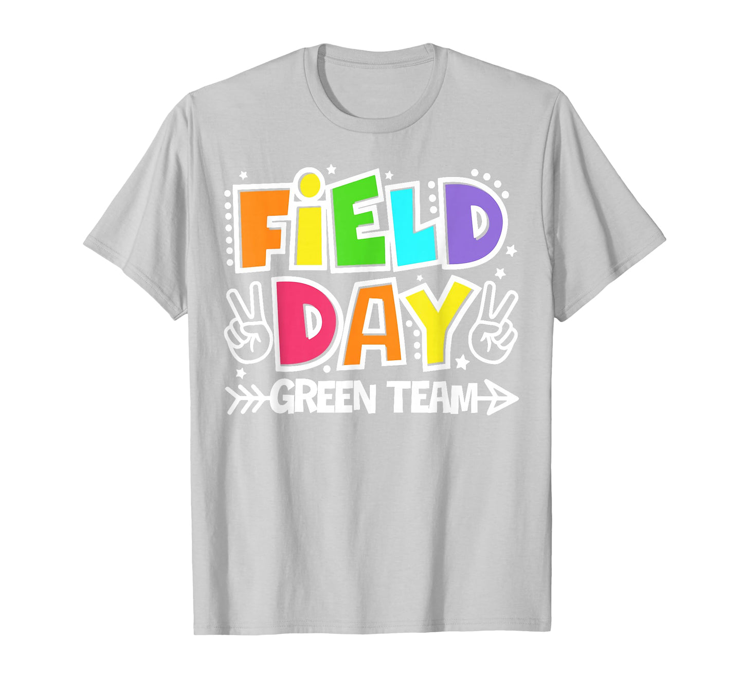 Field Day Green Team Funny For Teacher Kids Field Day Games T-Shirt