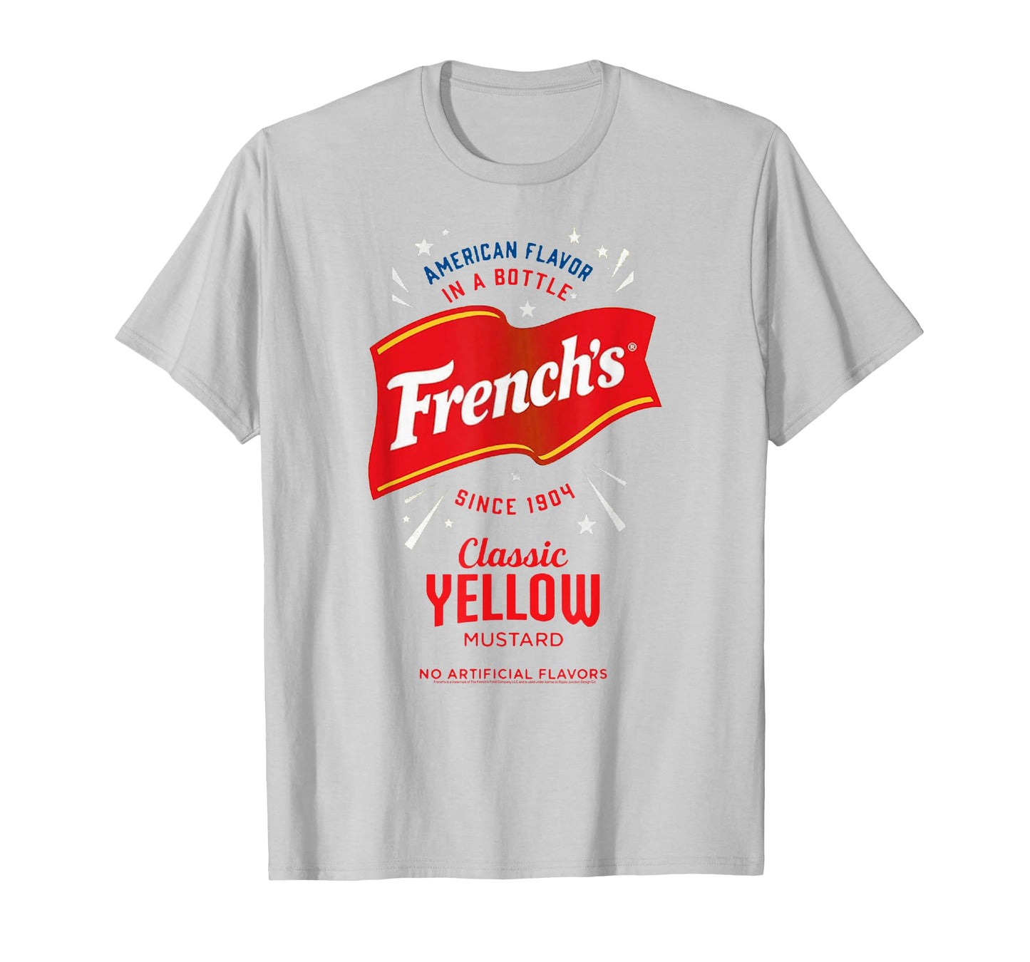French's Classic Yellow Mustard Label Foodie Costume T-Shirt