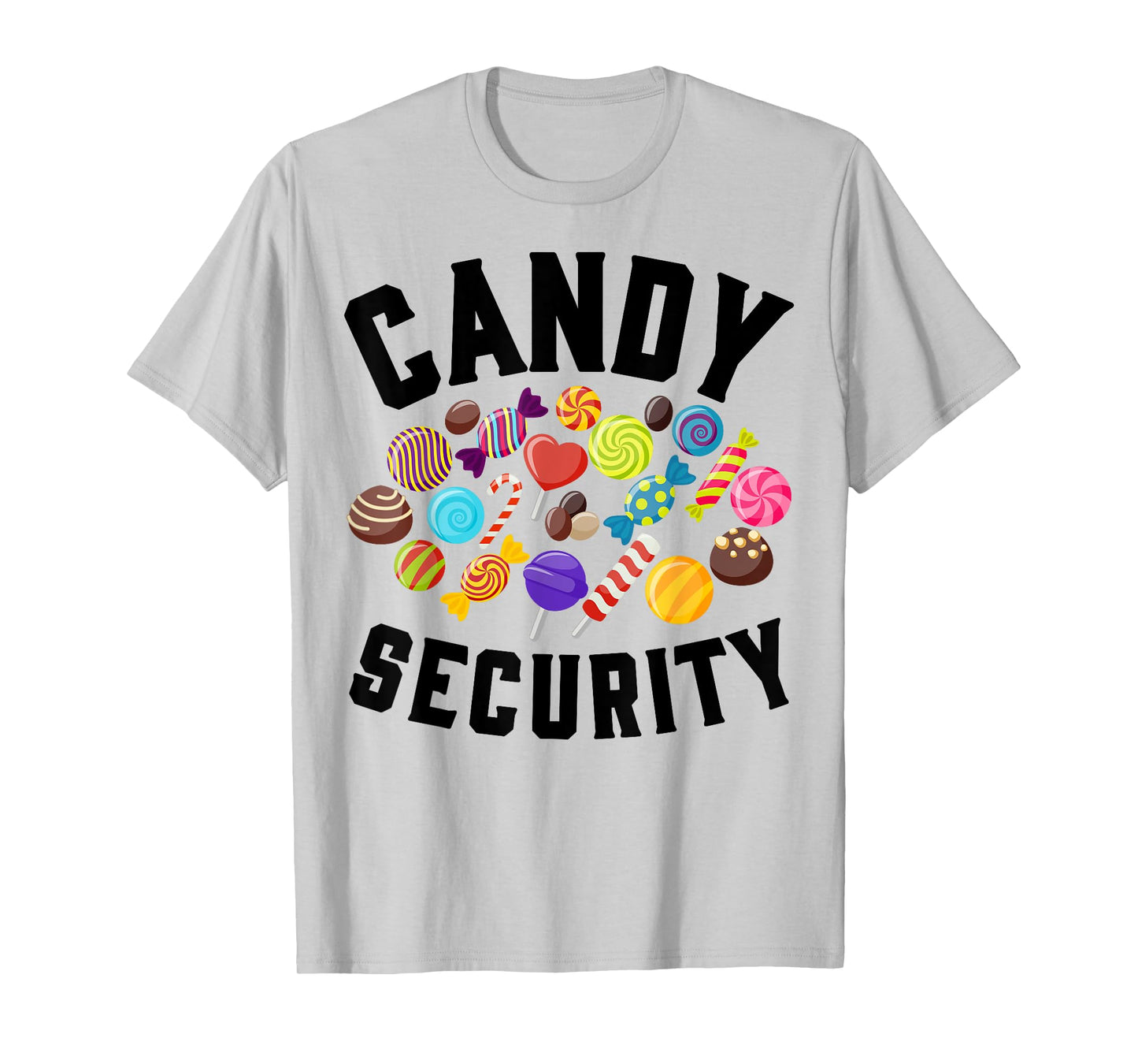 Candy Security Funny Halloween Party Costume Man Woman T-Shirt