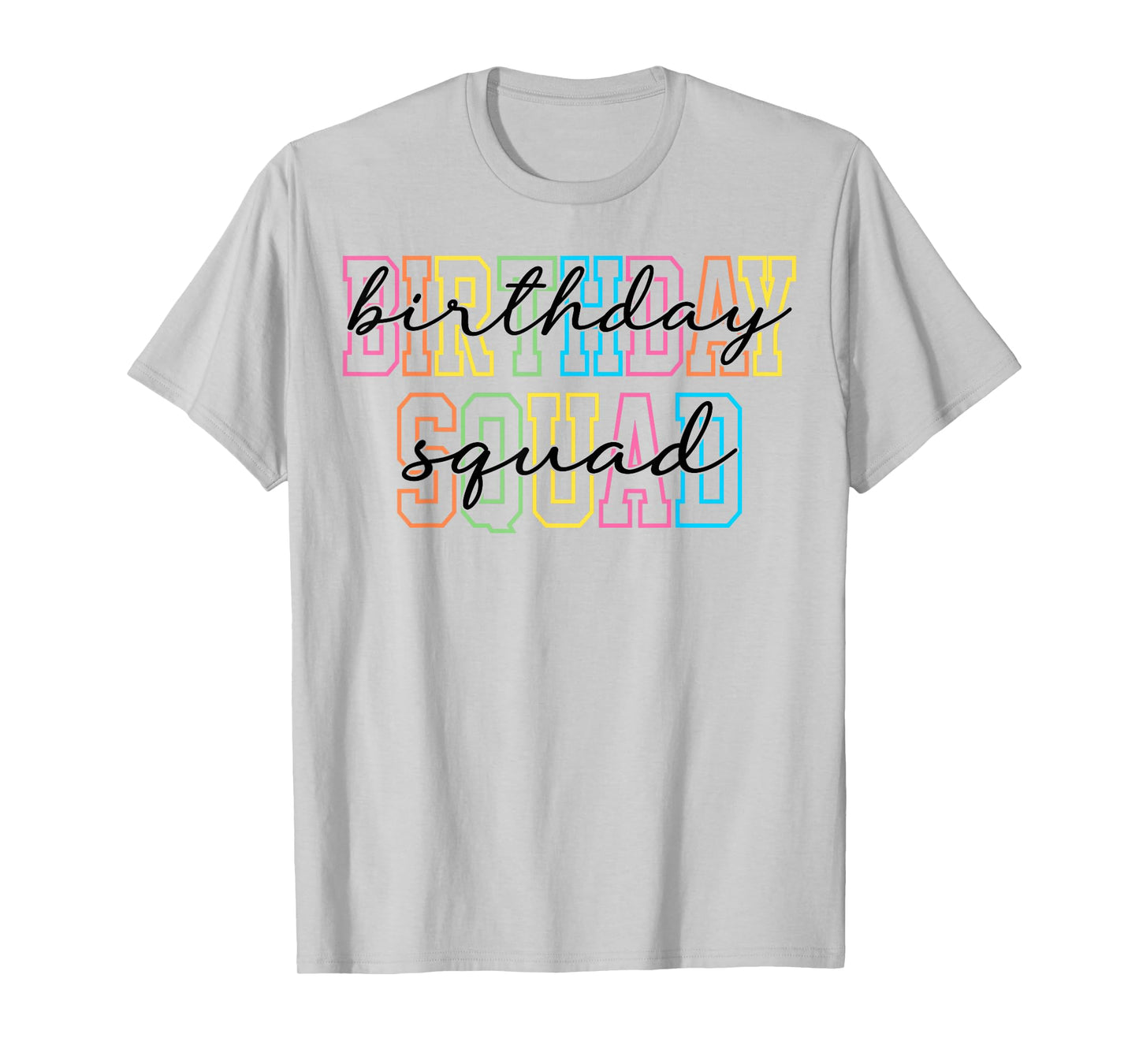 Birthday Squad Party Matching Family Group Birthday T-Shirt