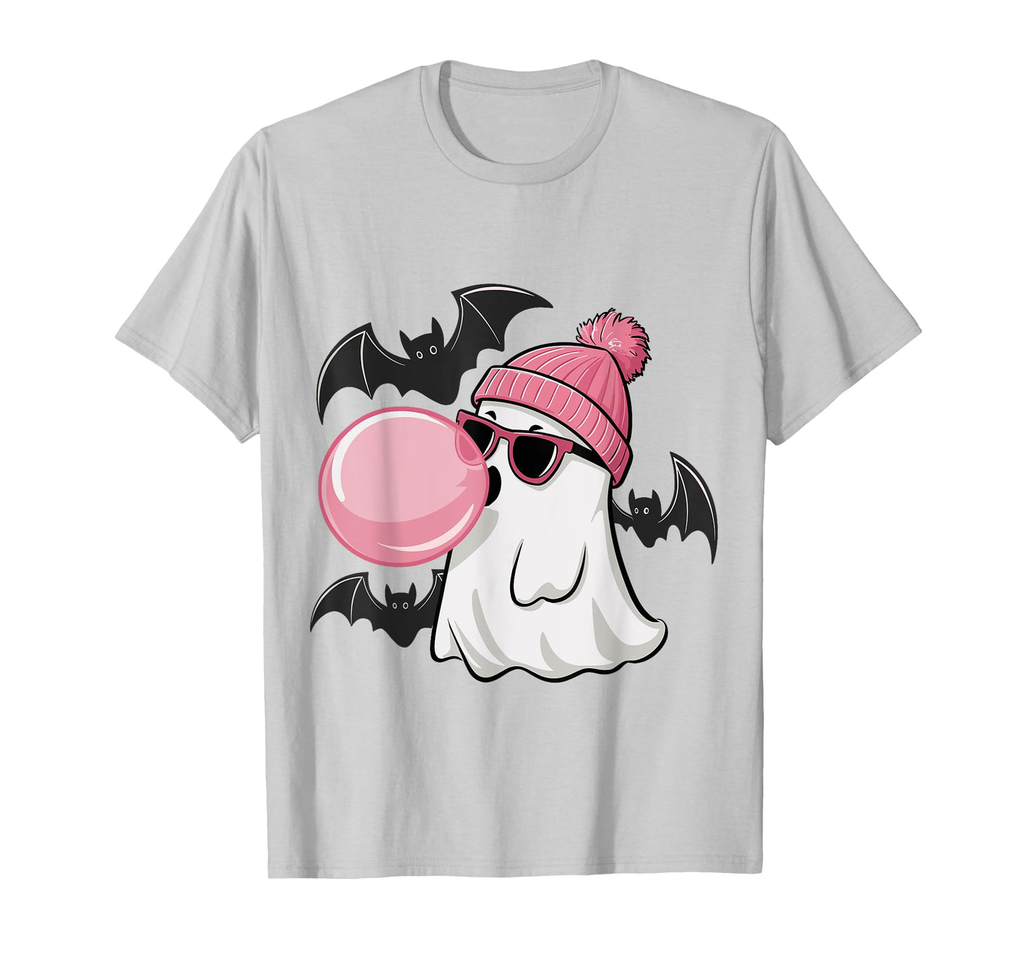 Cute Ghost Bubble Gum Lovers Spooky Halloween Costume T-Shirt