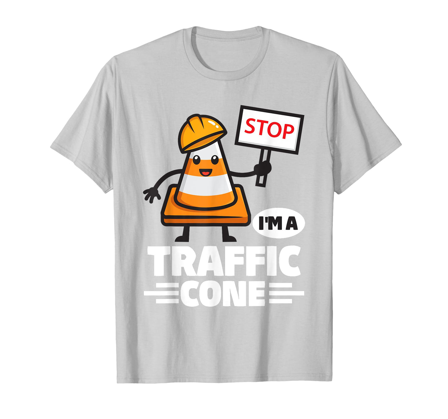 Halloween Traffic Cone Costume I'm A Traffic Cone T-Shirt