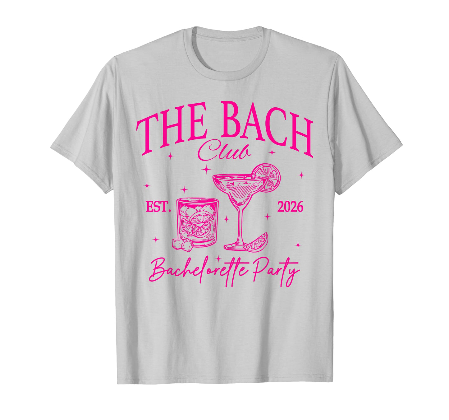 The Bach Club Est 2026 Drinking Bach Bachelorette Party T-Shirt