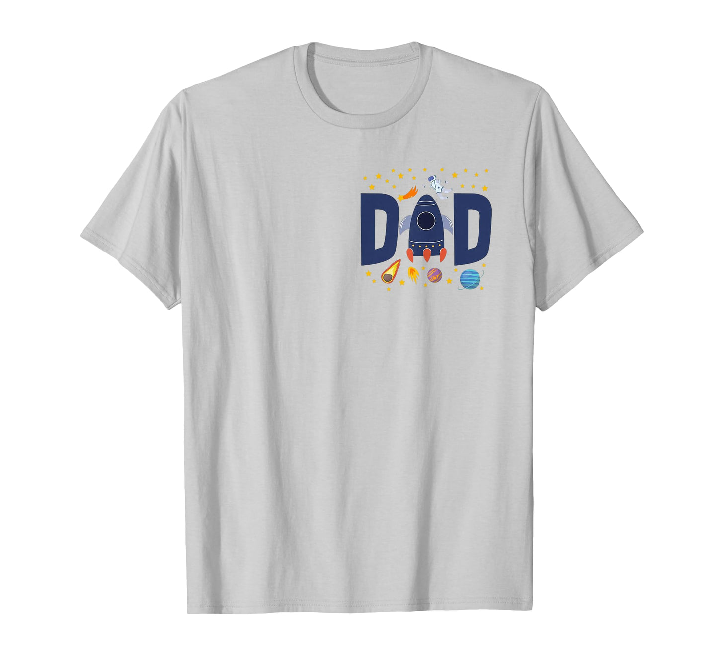 Dad of The Birthday Boy Space Astronaut 1st Birthday Family T-Shirt
