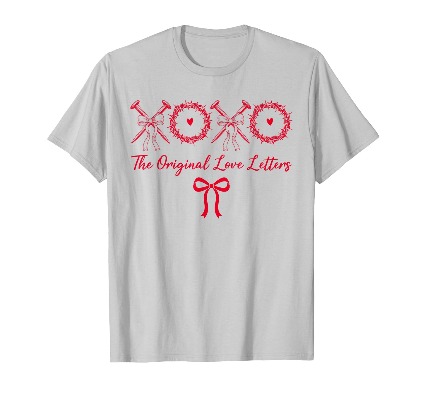 Valentine’s Day Jesus Christian XOXO Original Loves Letters T-Shirt