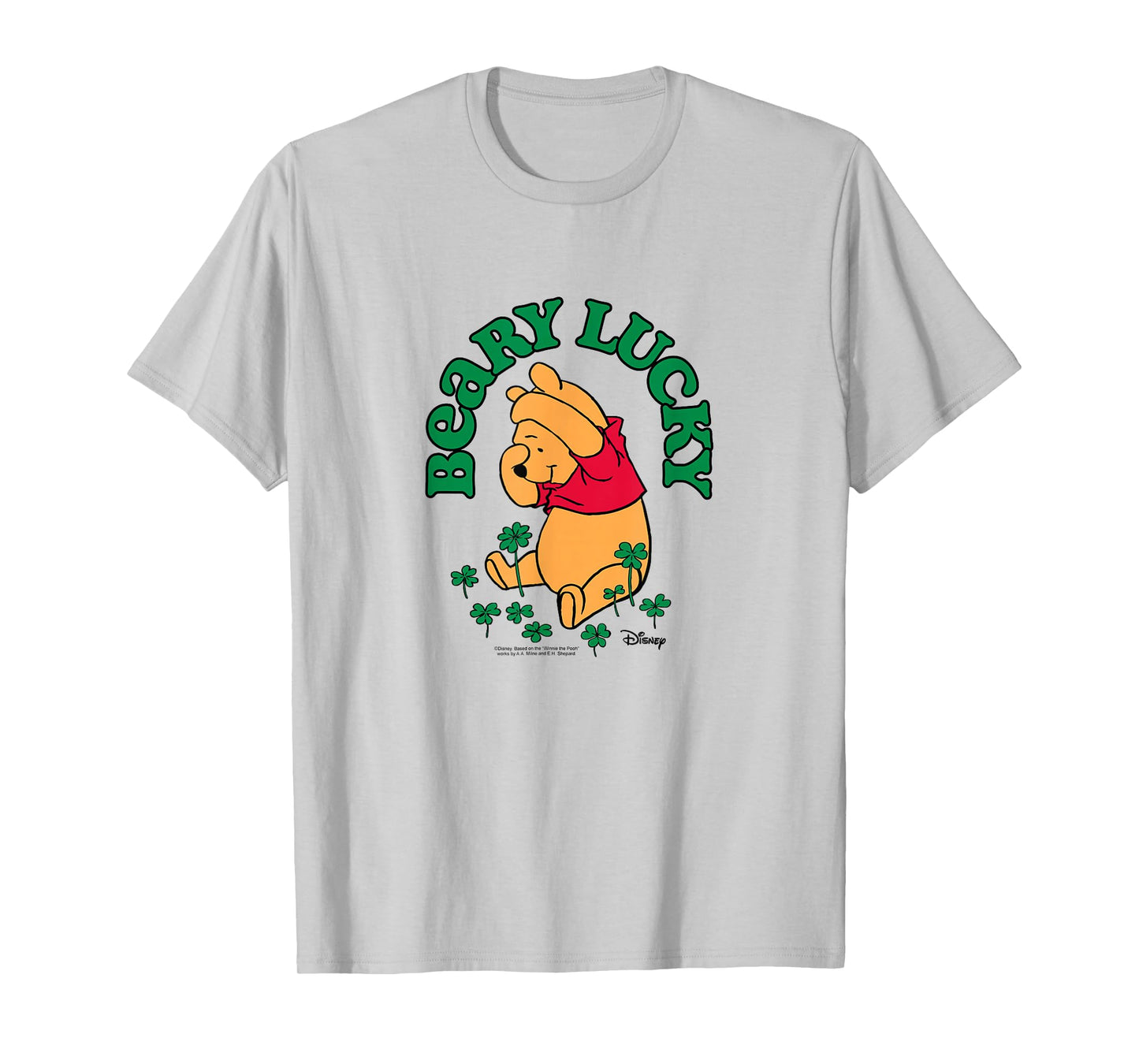 Winnie The Pooh - Beary Lucky - St Patrick's Day T-Shirt