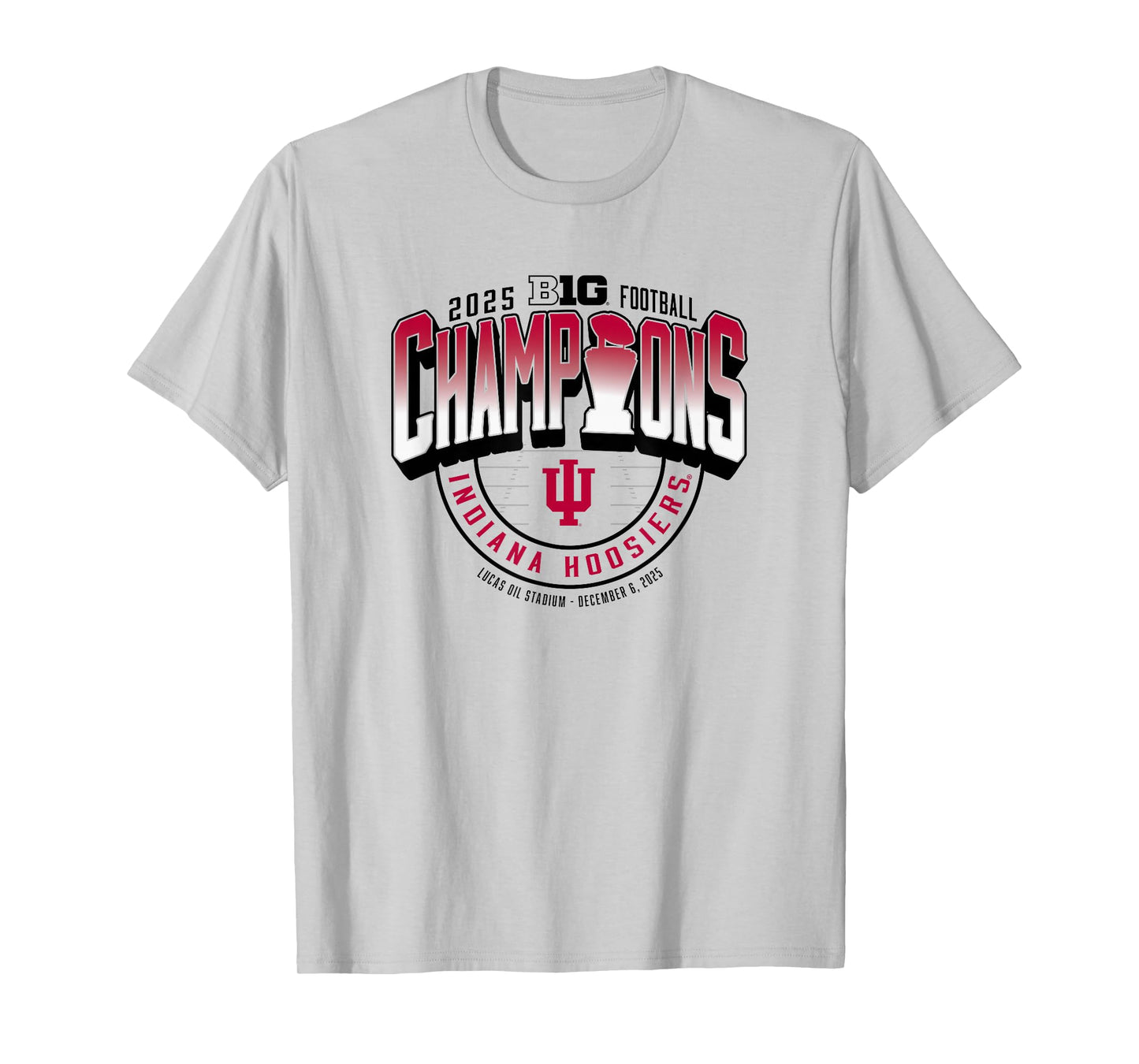 Indiana Hoosiers Big Ten Champs 2025 Football Locker Room T-Shirt