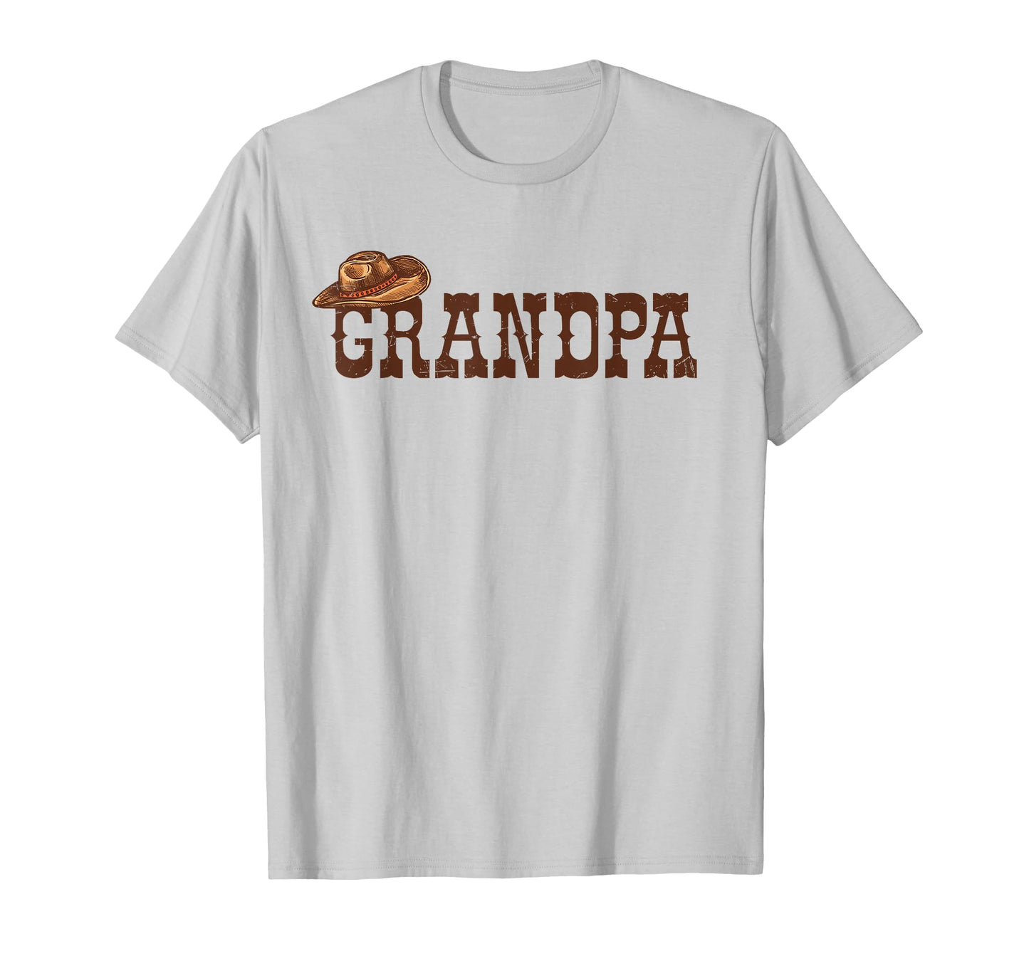 Grandpa Western Family Matching Birthday Cowboy Cowgirl T-Shirt