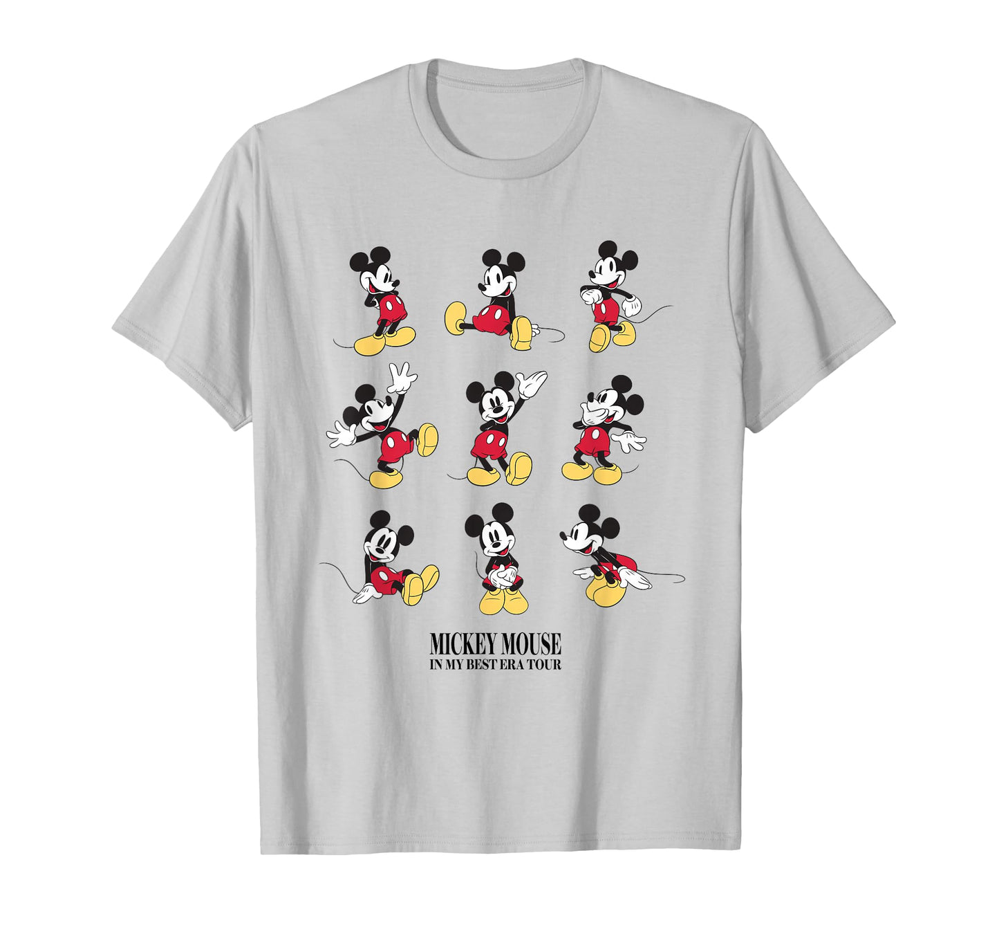 Disney Mickey Mouse and Friends Classic Grid Poses T-Shirt