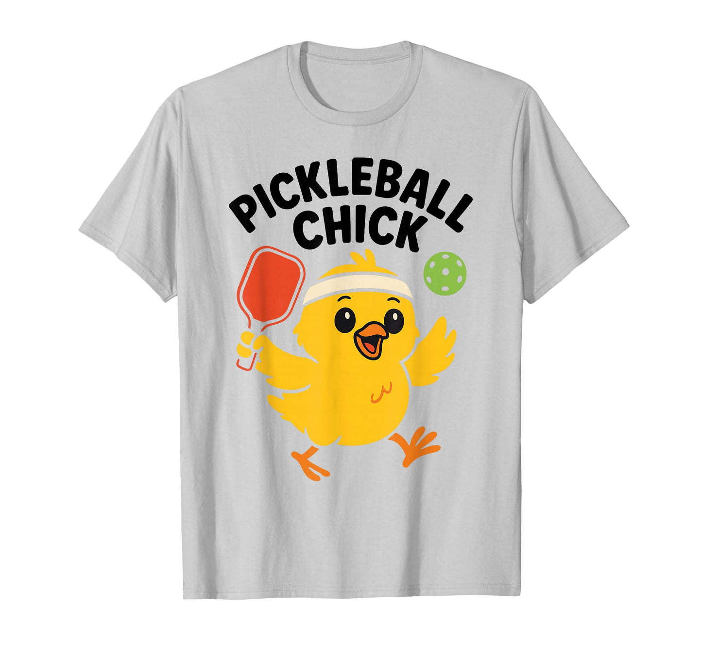 Pickleball Chick Cute Funny Paddle Lover Sports Women Girls T-Shirt