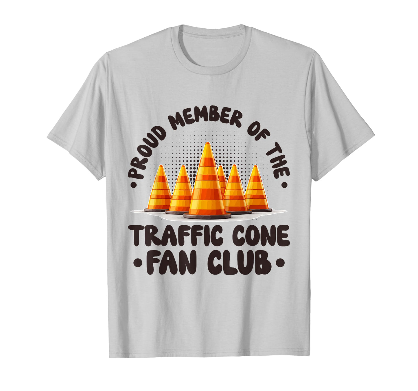 Member Of The Traffic Cone Fan Club Traffic Cone Halloween T-Shirt
