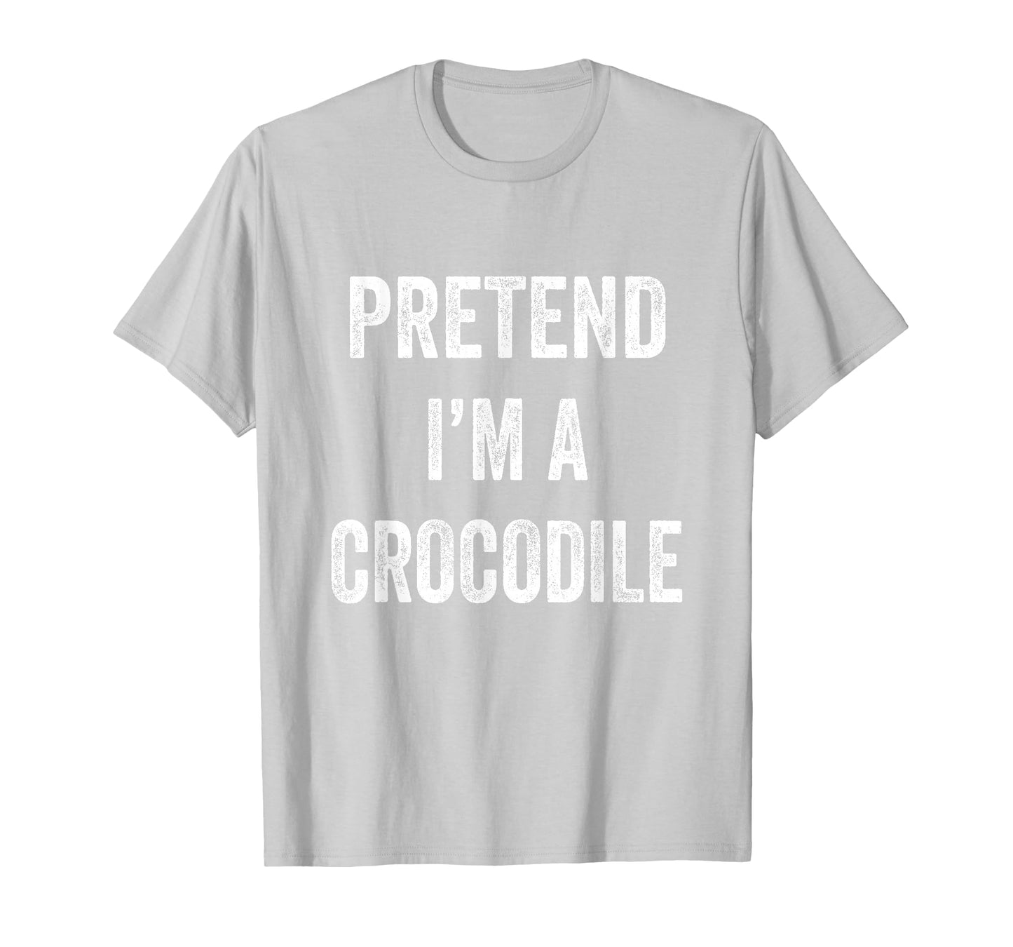 Lazy Halloween Pretend I'm Crocodile Funny Halloween Costume T-Shirt