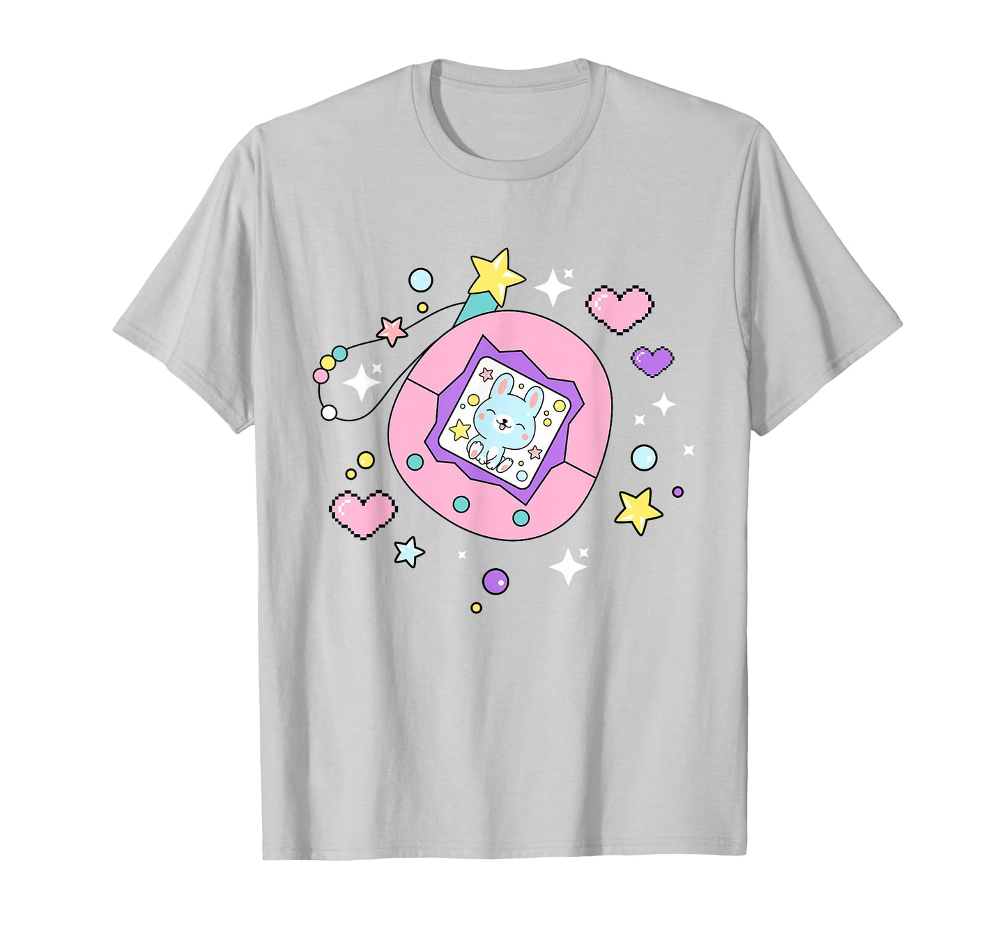 Tamagotchi Bunny Retro Pixel Style T-Shirt