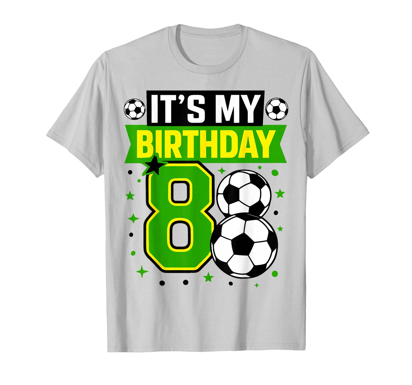 Birthday Boy Tees 8 Soccer Its My 8th Birthday Boys Soccer T-Shirt