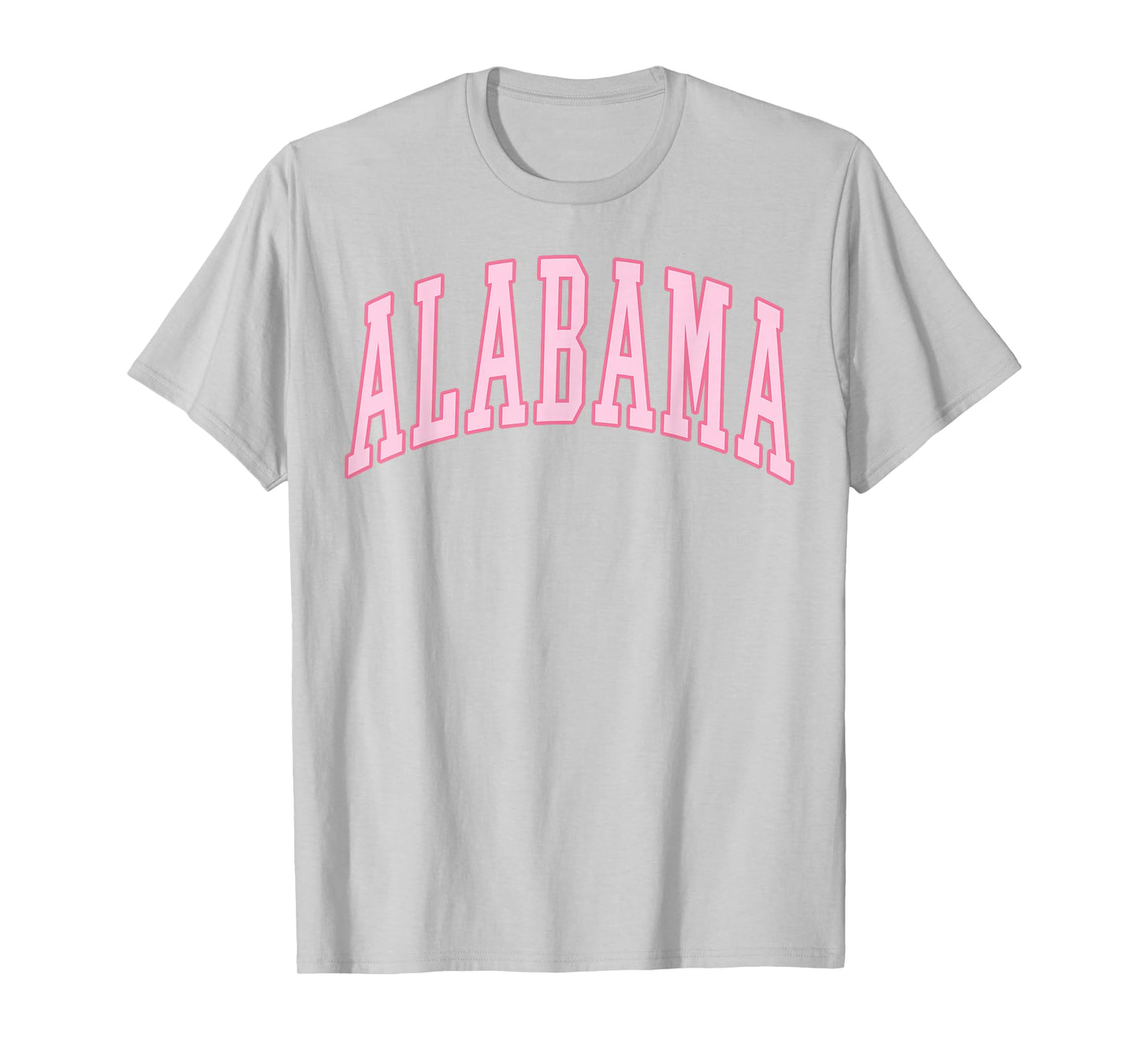 Alabama Vintage Preppy Varsity Pink Sports T-Shirt