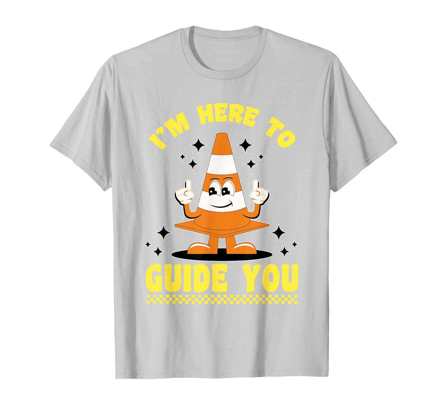Traffic Cone Halloween Costume I'm Here To Guide You T-Shirt