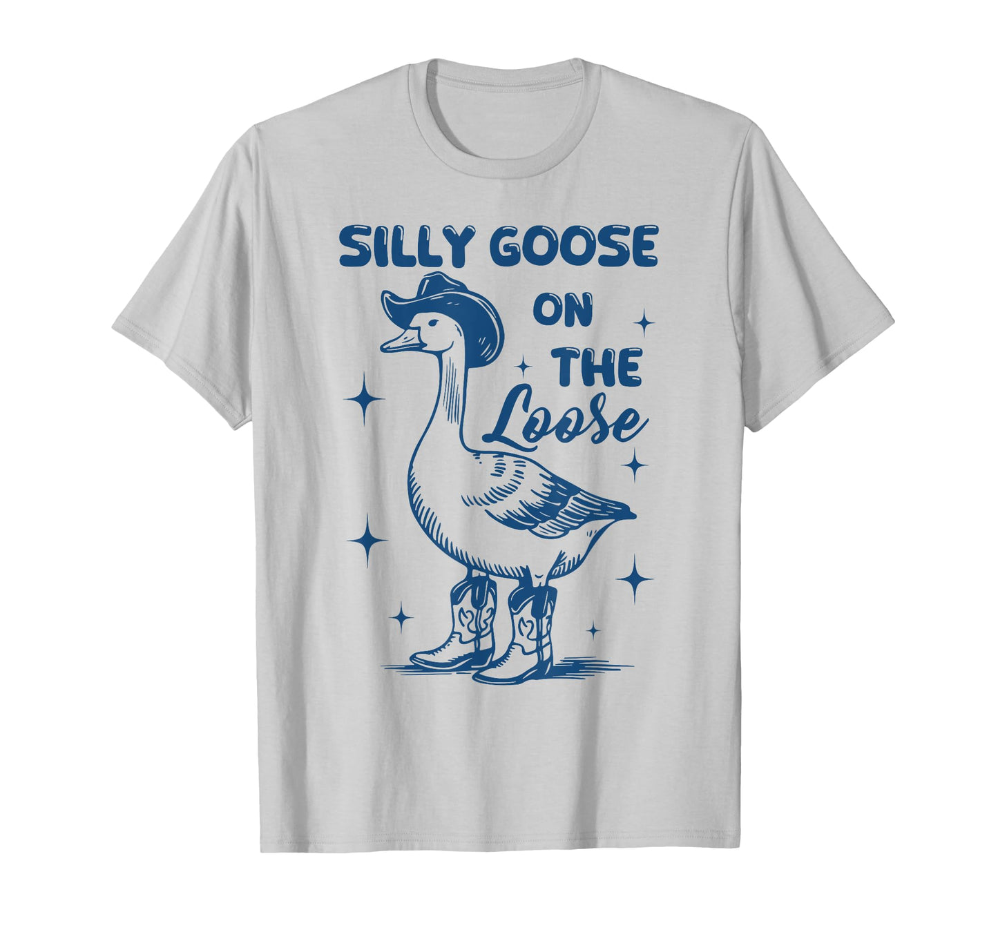 Funny Retro Vintage Meme Silly Goose On The Loose T-Shirt
