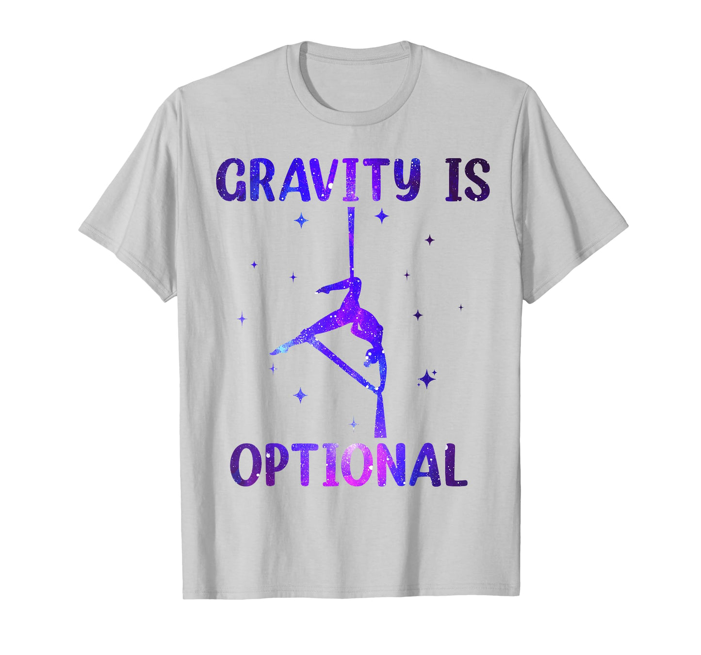 Gravity is Optional Aerial Silks Hammock, Aerialist Circus T-Shirt