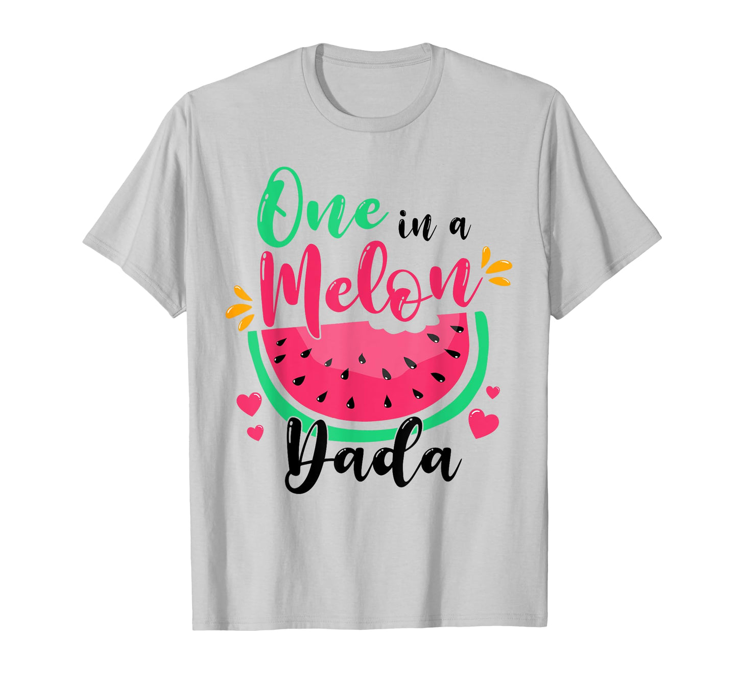 One in a Melon Dada Summer Birthday Party Matching Family T-Shirt