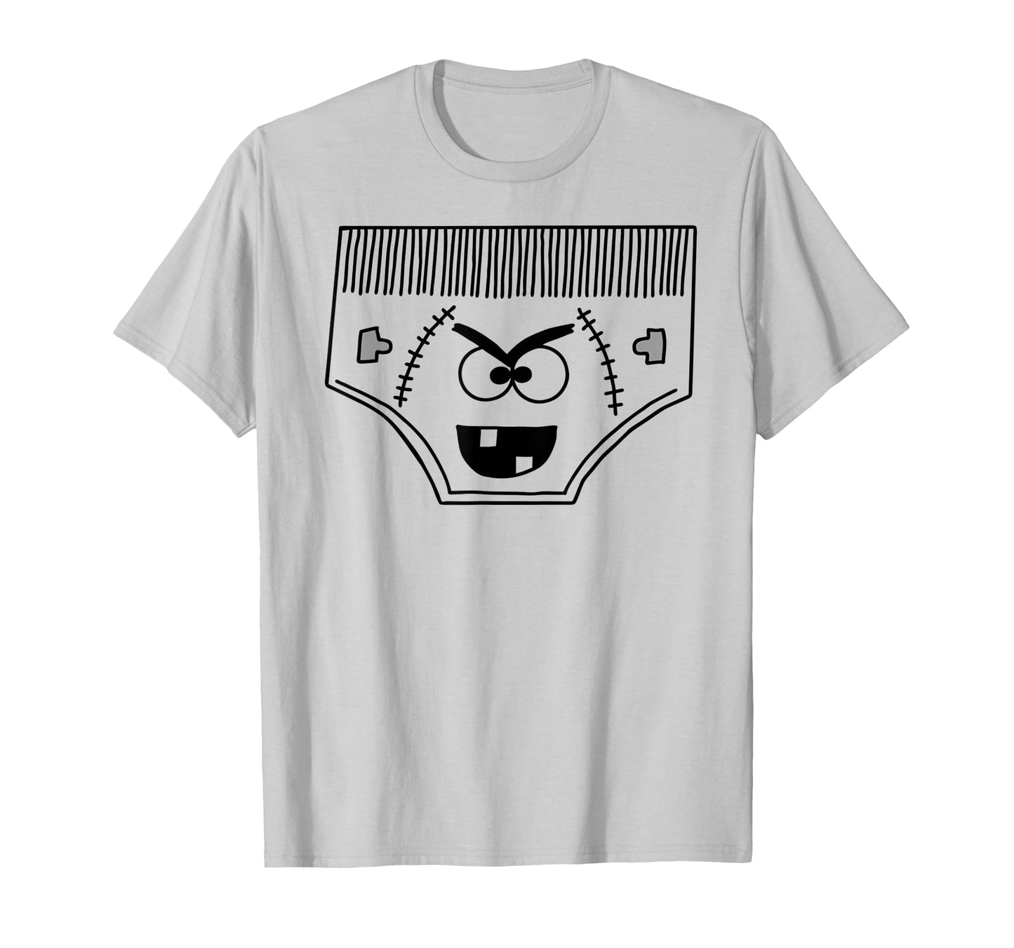 Funny Creepy Pair of Underwear Face Costume T-Shirt