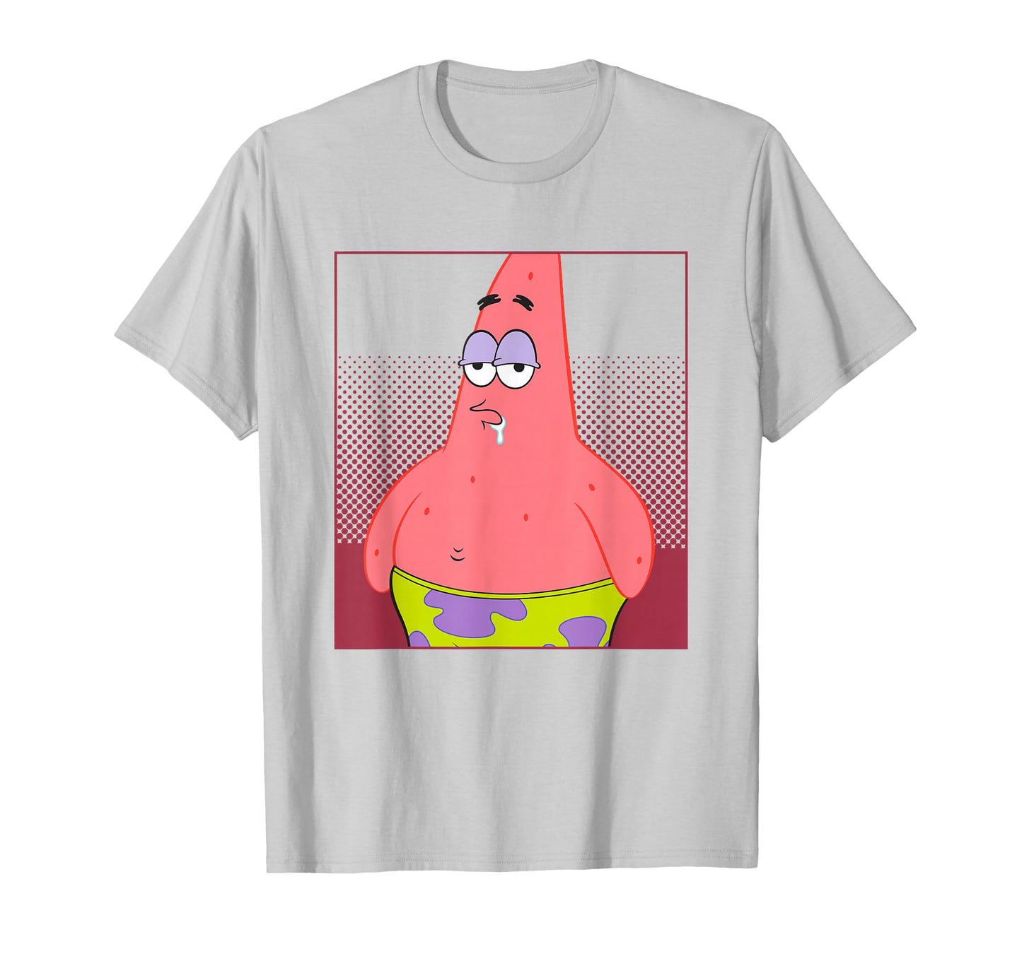 SpongeBob SquarePants Drooling Patrick Star Portrait T-Shirt