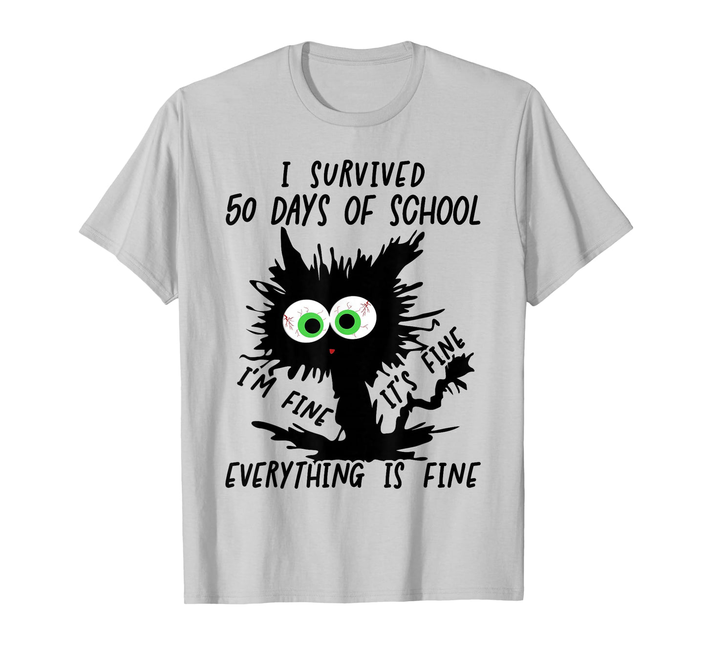 I Survived 50 Days Of School T-Shirt