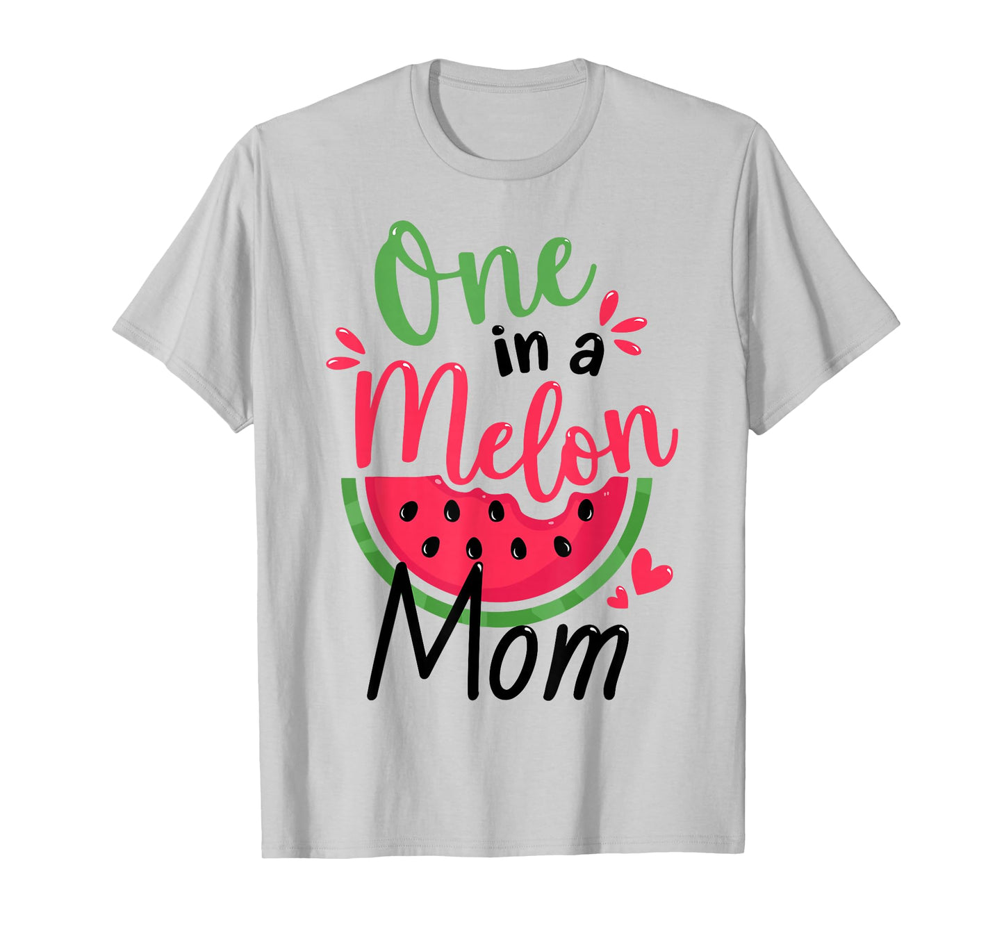 One in a Melon Mom 1st Birthday Party Family Matching T-Shirt