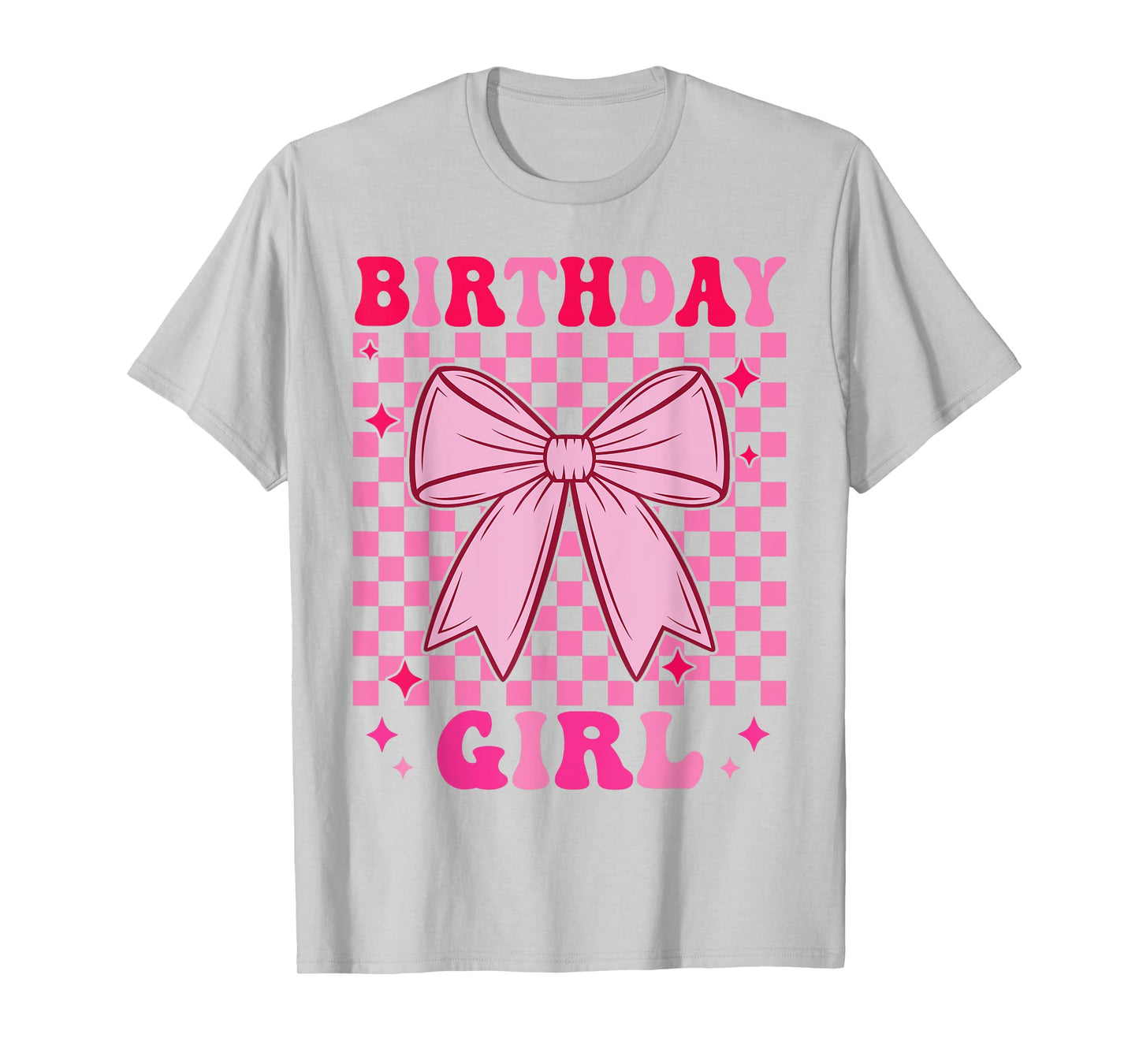 Birthday Girl Coquette Funny Birthday Girl Pink Coquette Bow T-Shirt