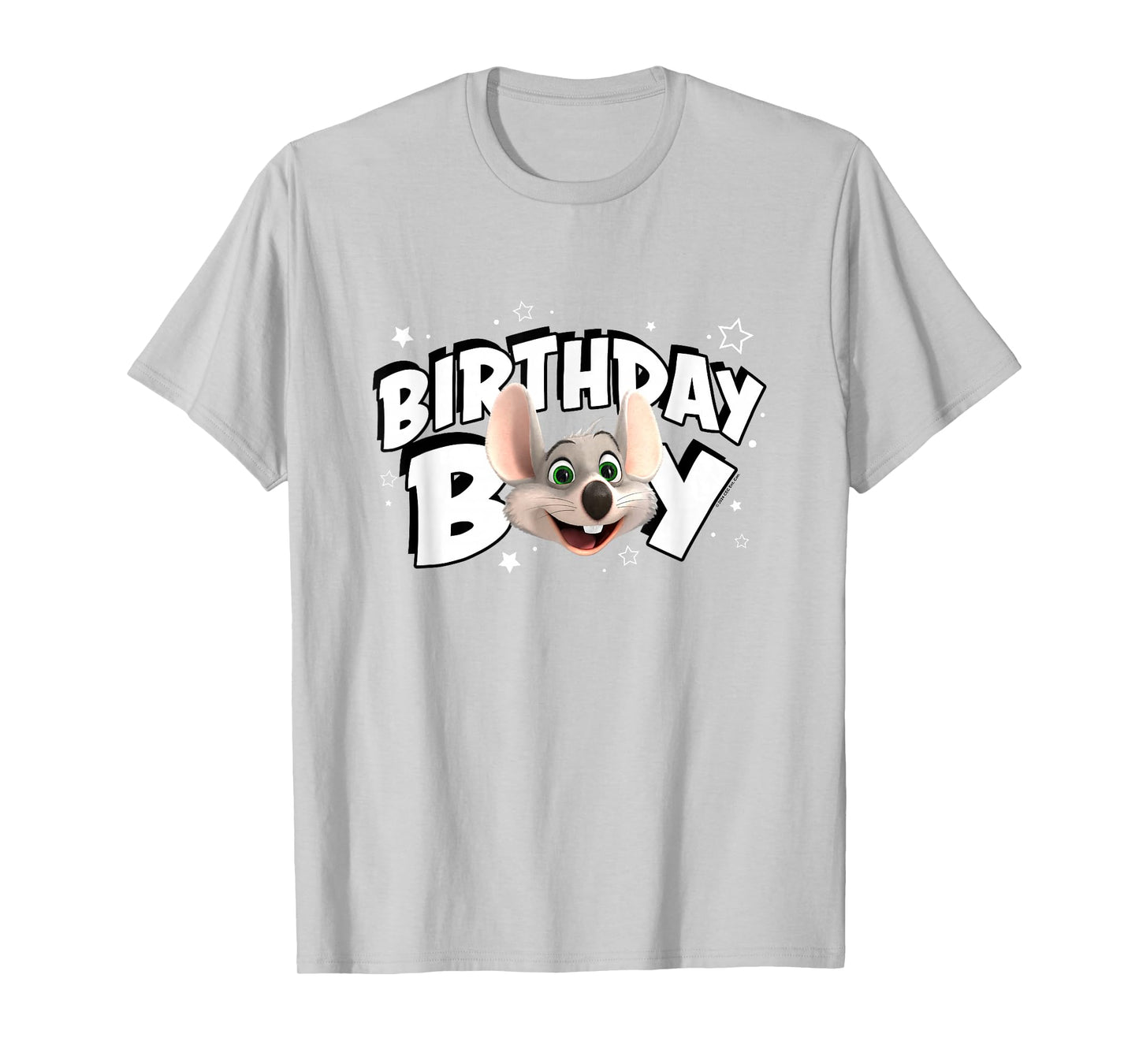 Chuck E. Cheese Birthday Boy Celebration Chuck Face Logo T-Shirt