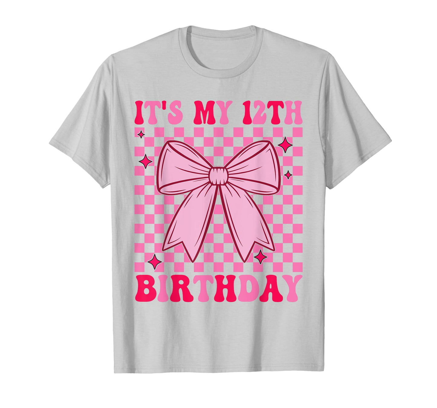 12th Coquette Themed Birthday Twelve Year Old Girl Bow T-Shirt