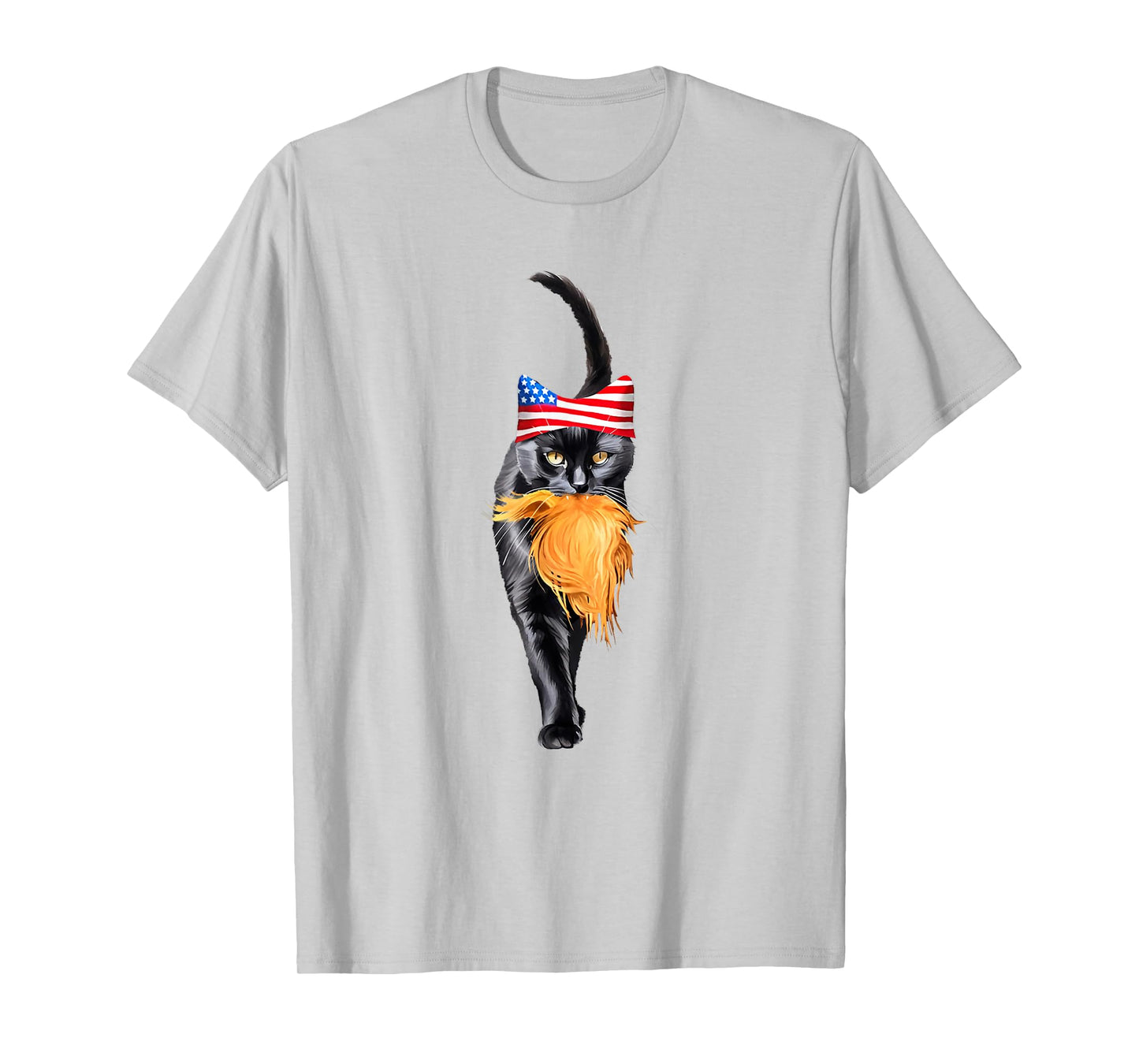 Funny Childless Cat Lady With Trump Hair Vote Kamala 2024 T-Shirt