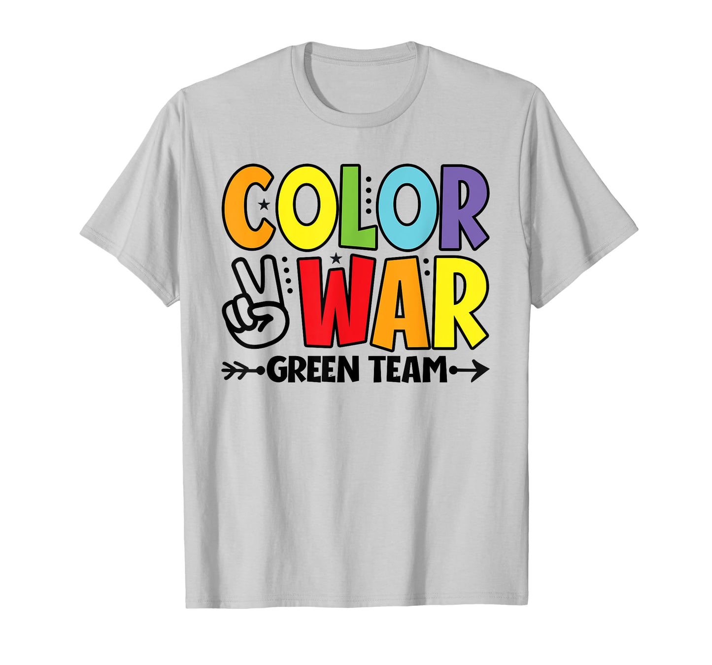 Color War Green Team Sleepaway Summer Camp Game T-Shirt